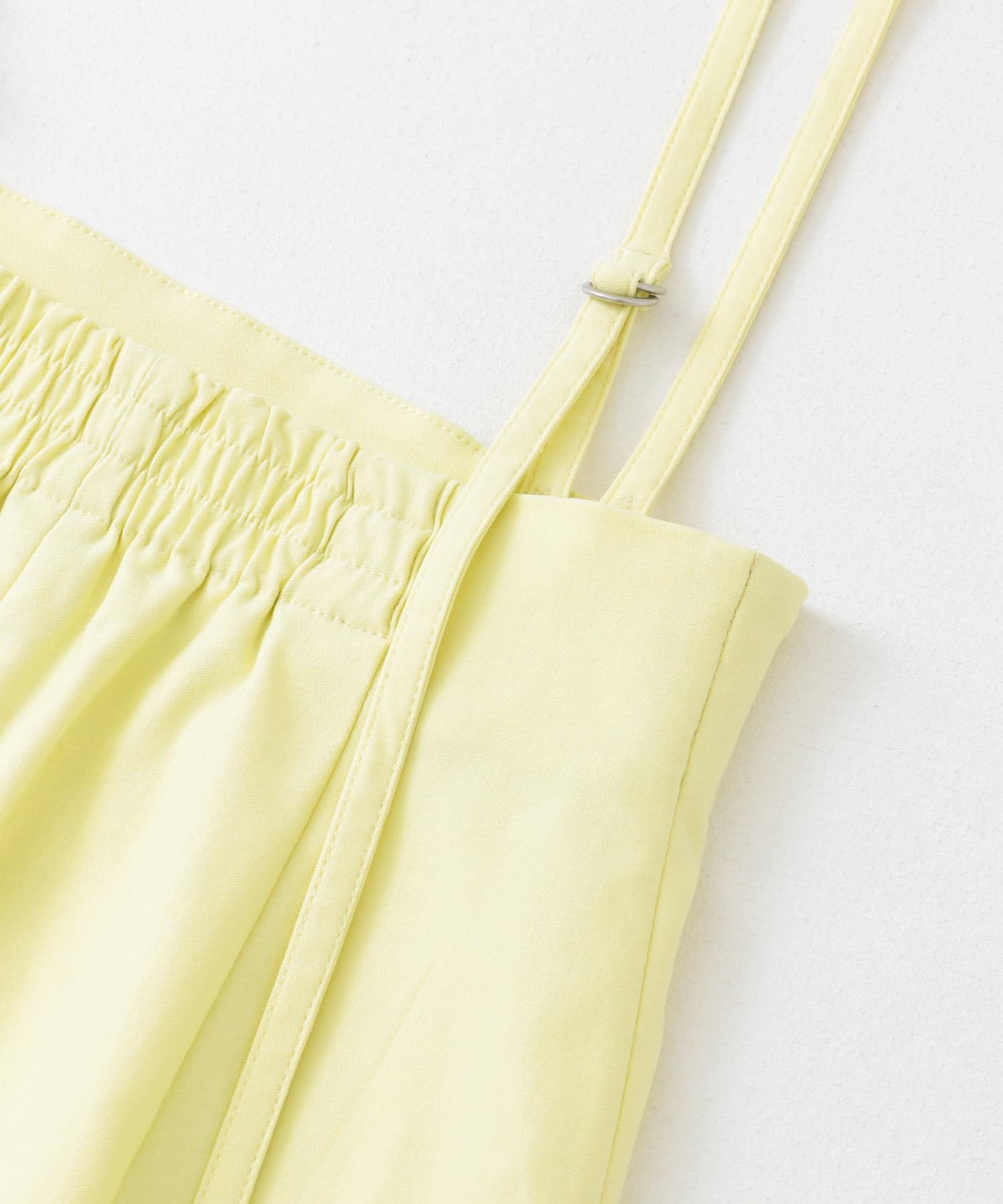 ストレッチサスツキハイウエストスカート YELLOW XS
