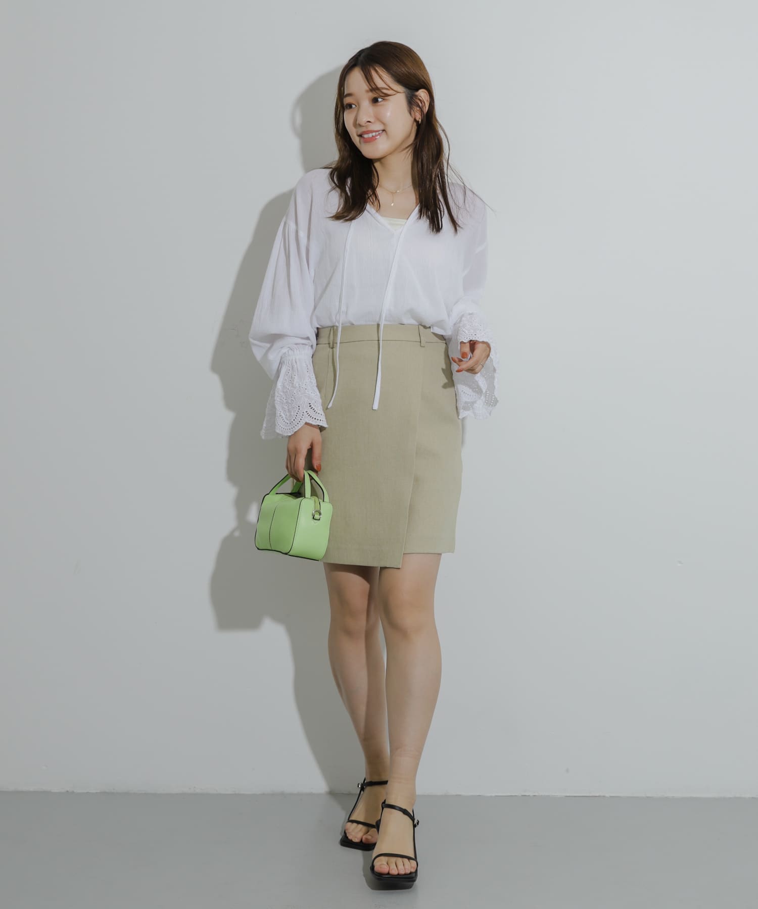 身長：155cm サイズ：S