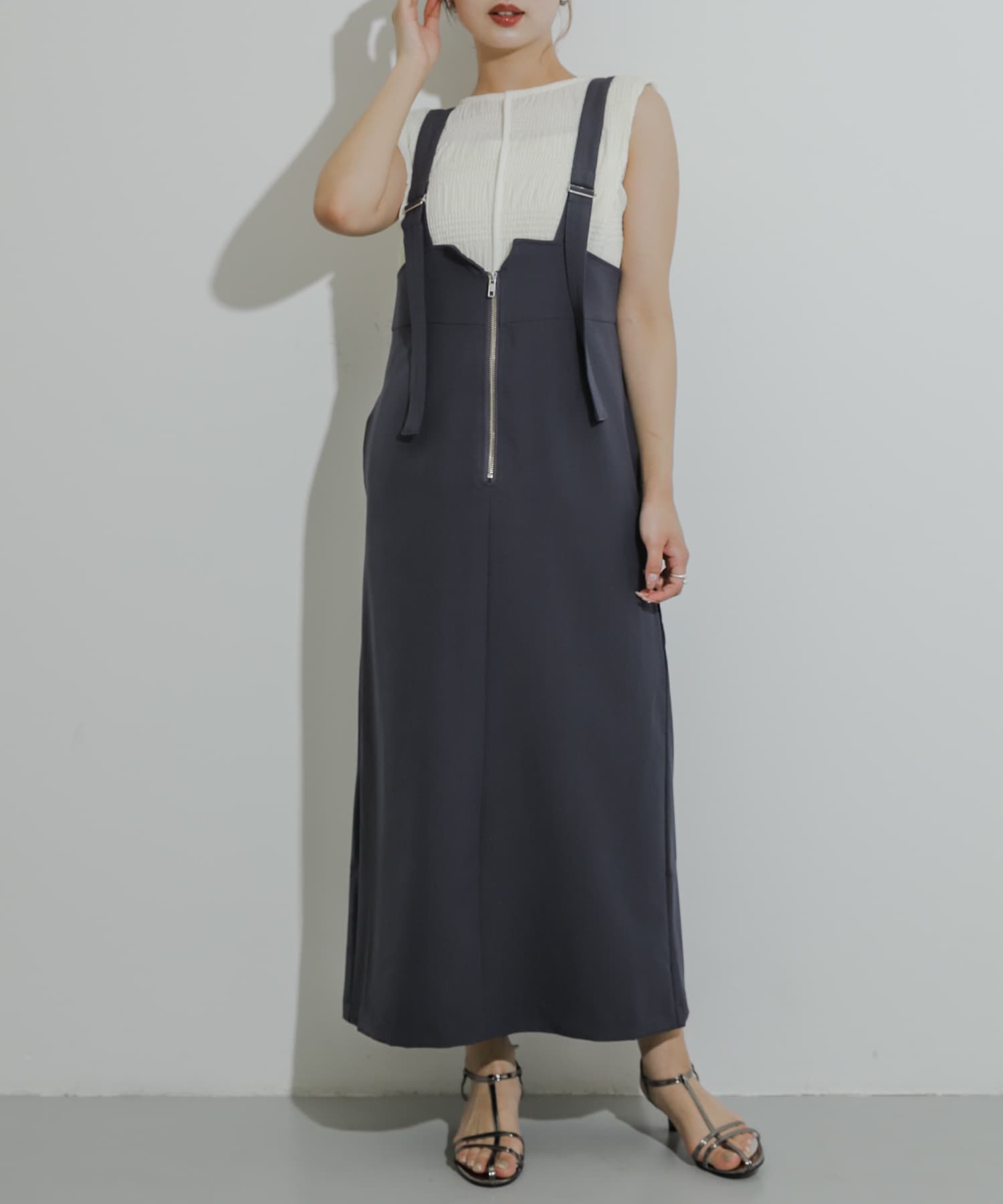身長：158cm サイズ：one