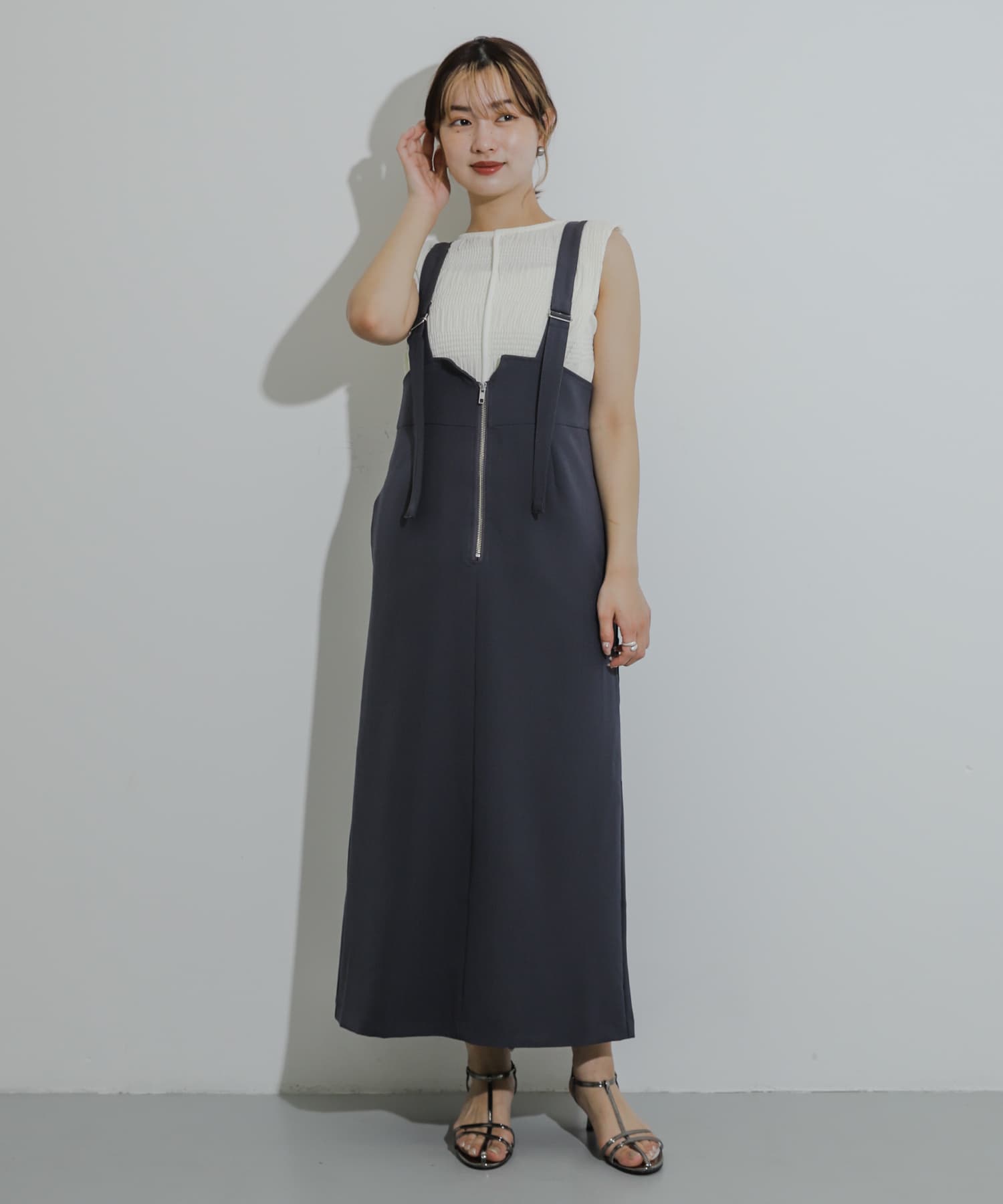 身長：158cm サイズ：one