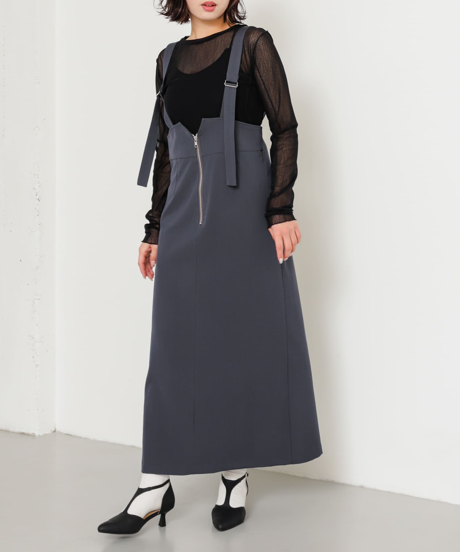 身長：158cm サイズ：one