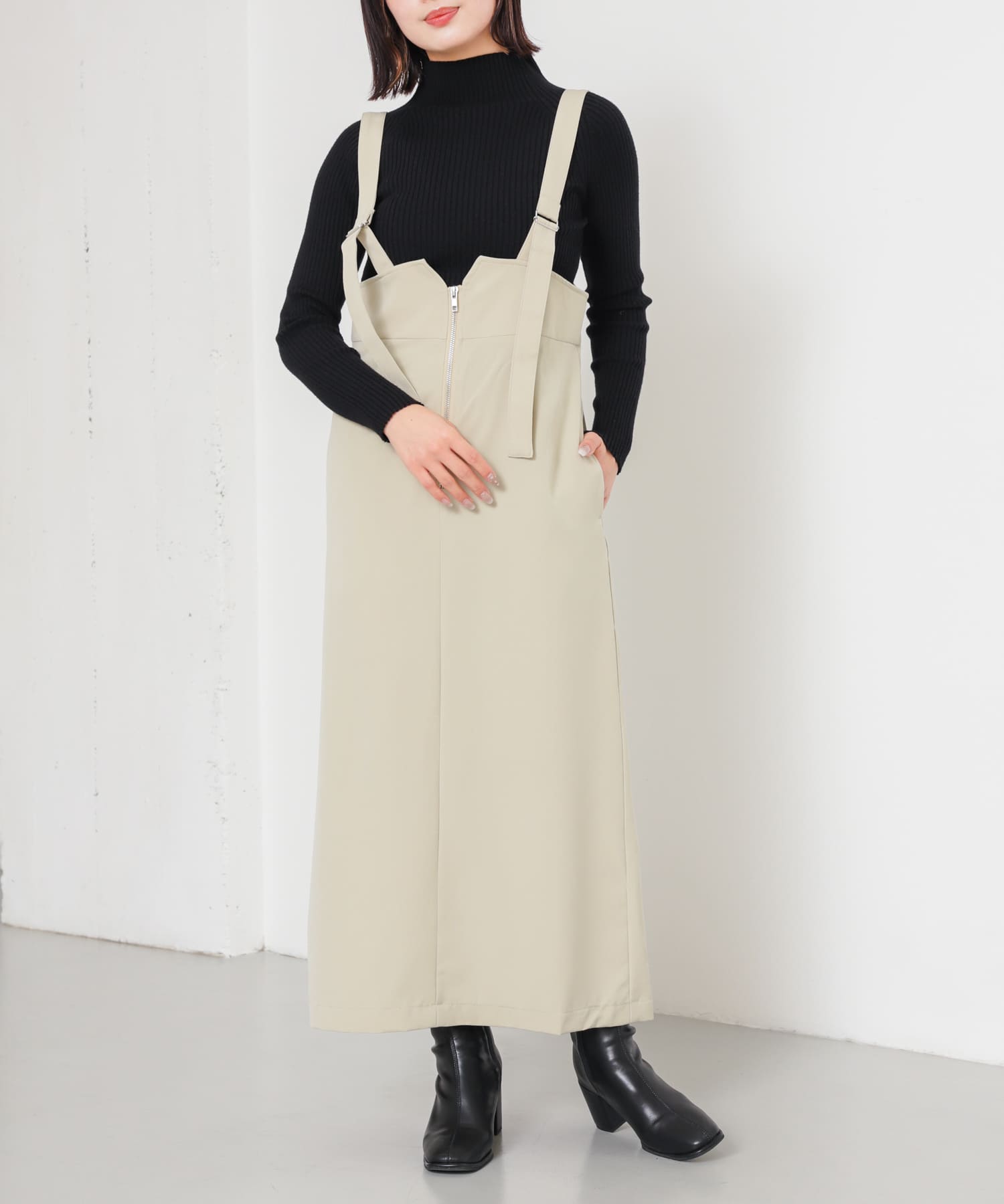 身長：158cm サイズ：one