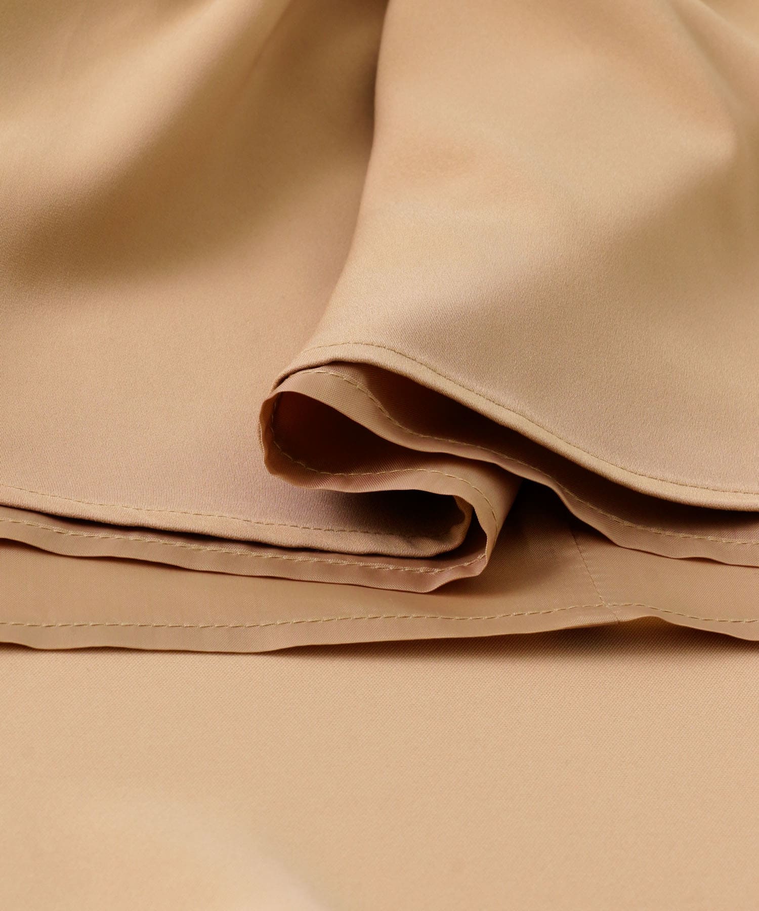 チェックシアーワンピース L.BROWN COMPACT