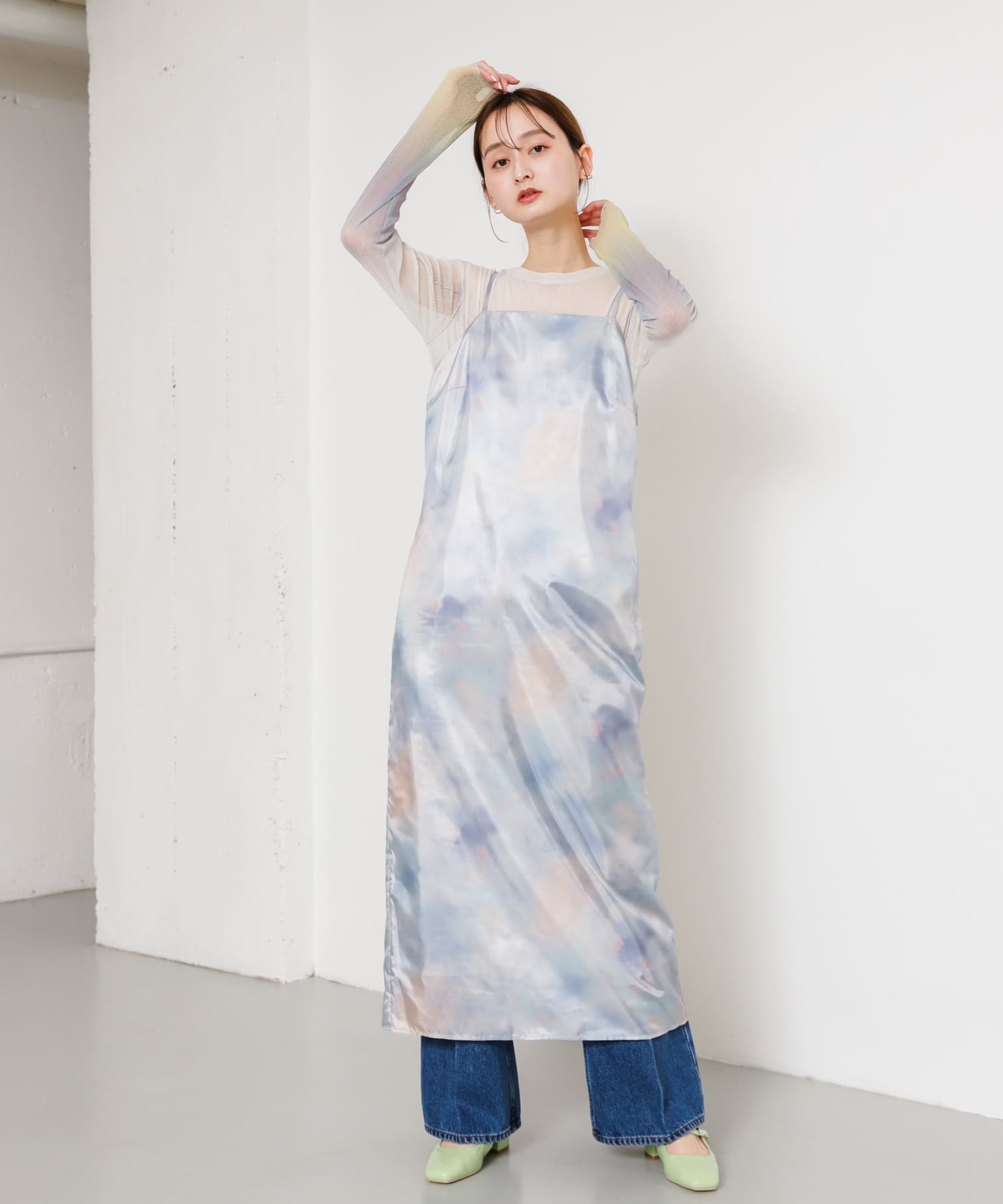 身長：169cm サイズ：one