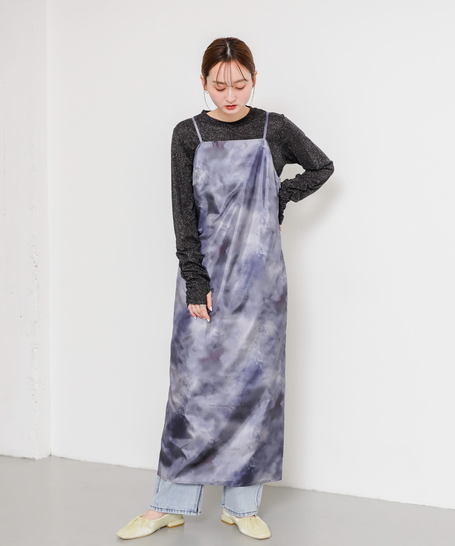 身長：169cm サイズ：one