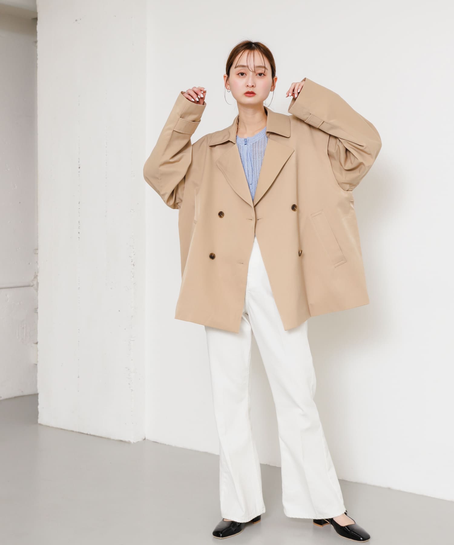 身長：169cm サイズ：one