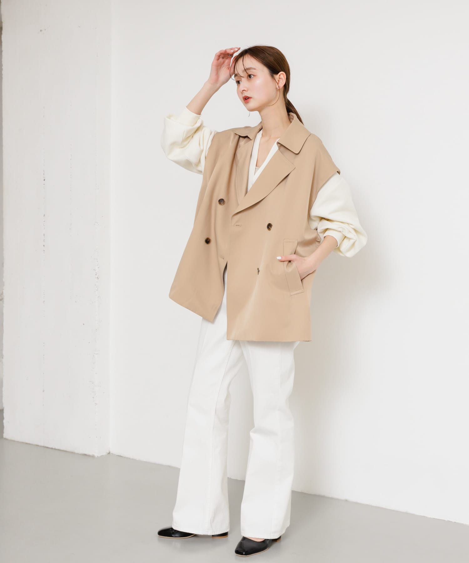 身長：169cm サイズ：one