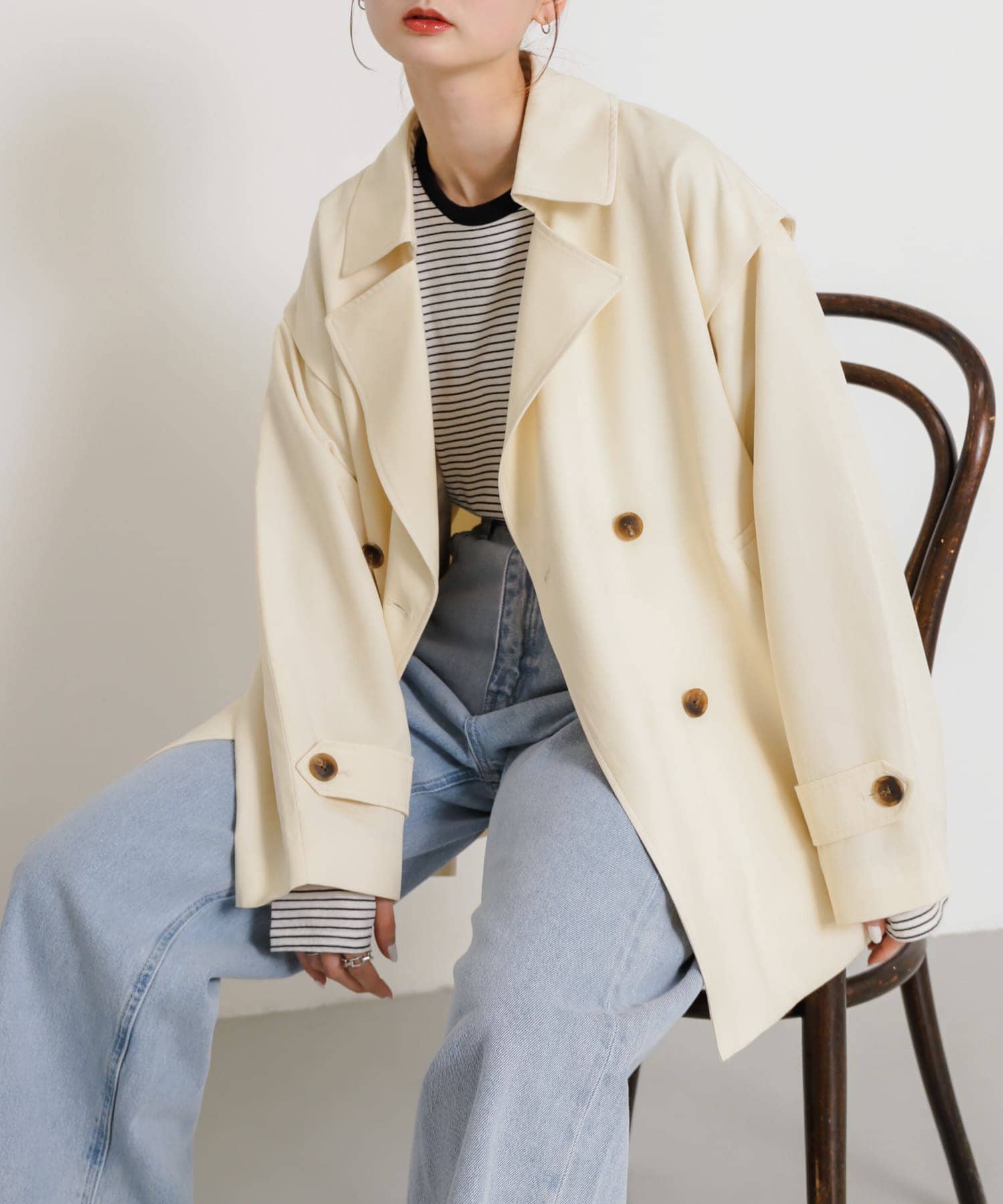 身長：169cm サイズ：one