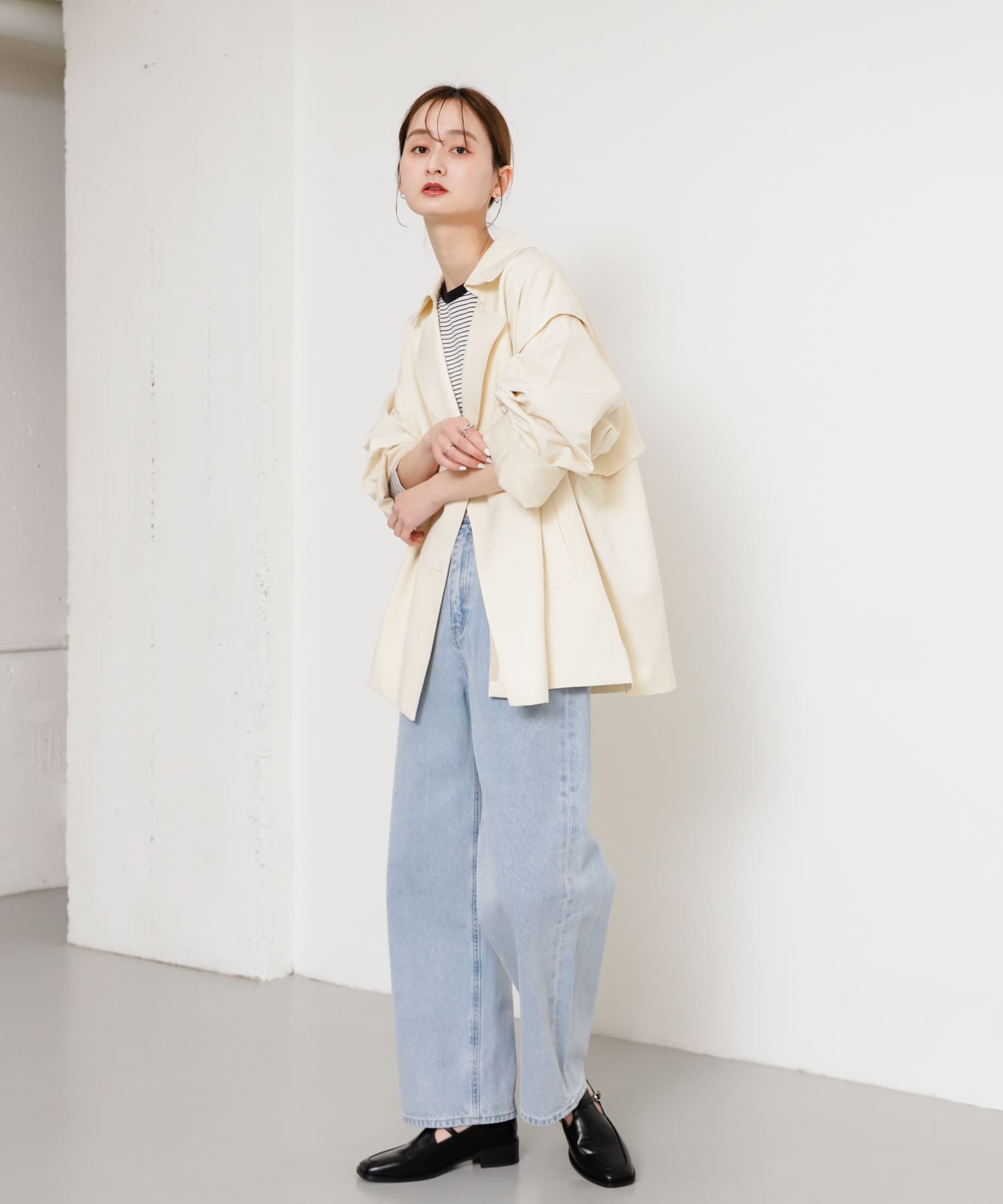 身長：169cm サイズ：one