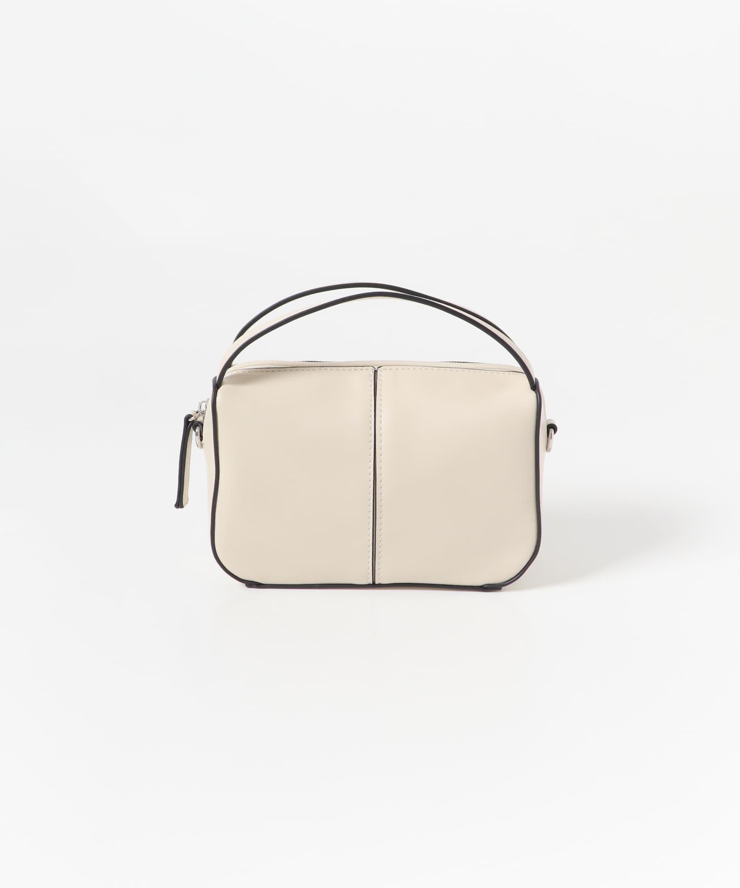 2WAYセンターシームプチショルダーバッグ IVORY one