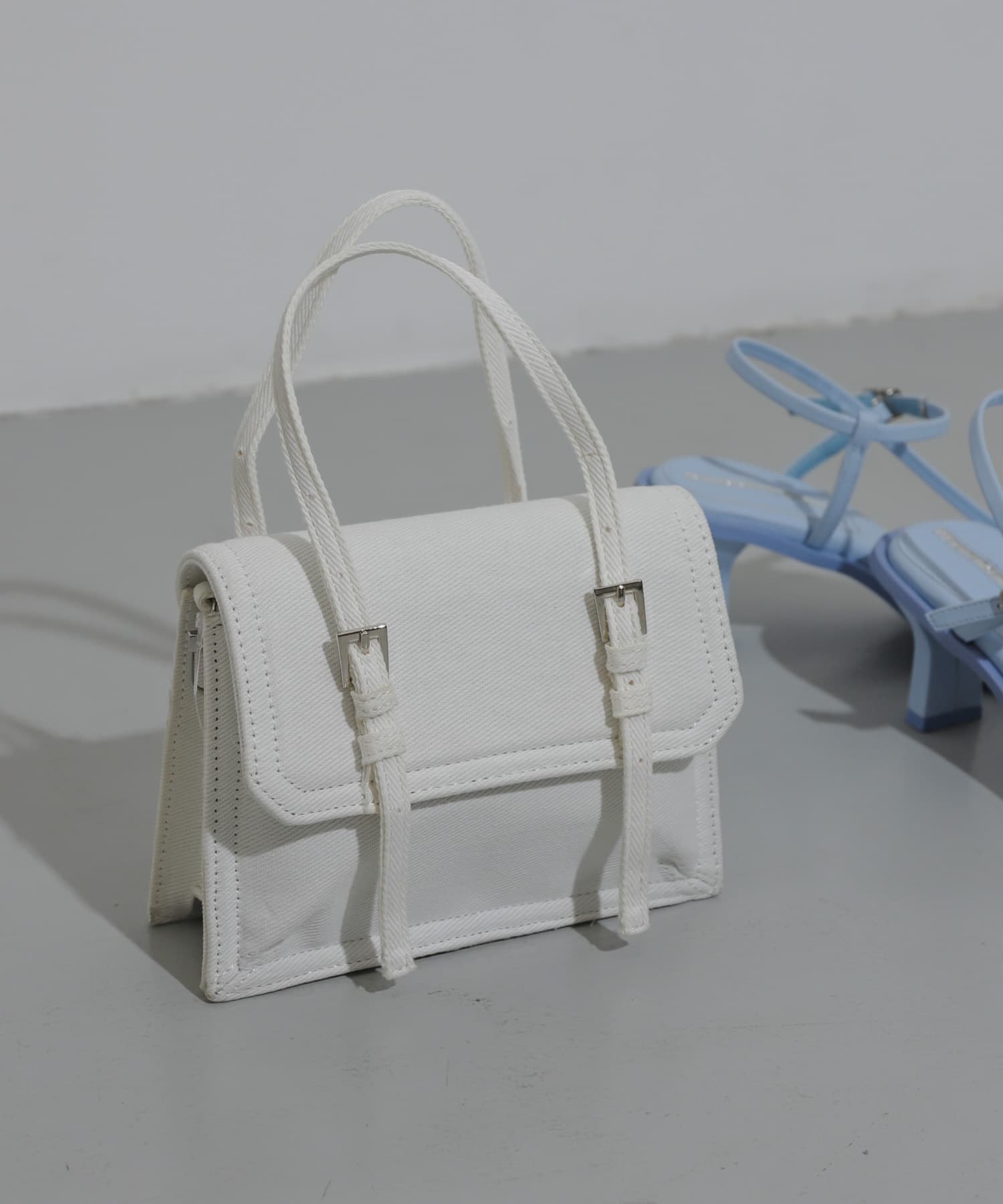 デニムショルダーバッグ OFF WHITE one