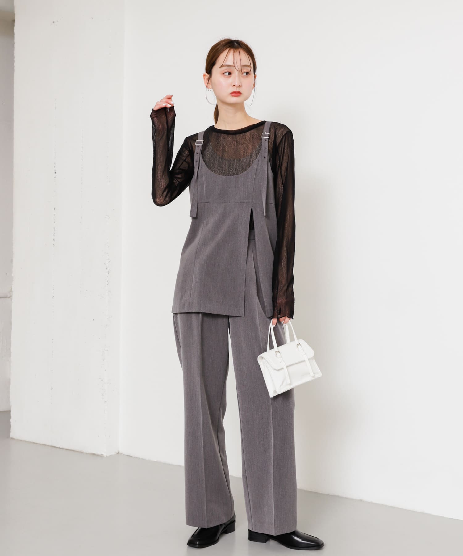 デニムショルダーバッグ OFF WHITE one