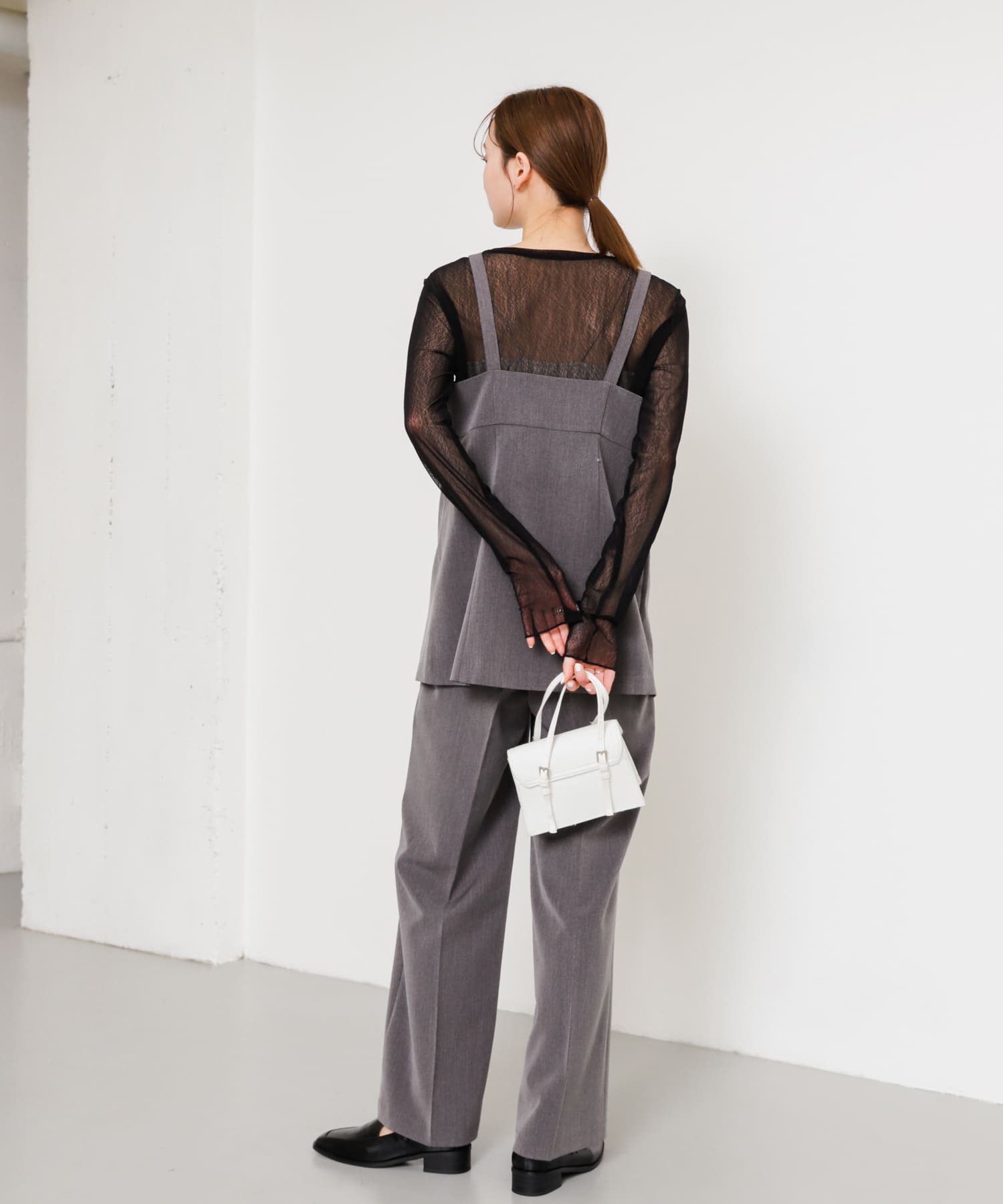 デニムショルダーバッグ OFF WHITE one