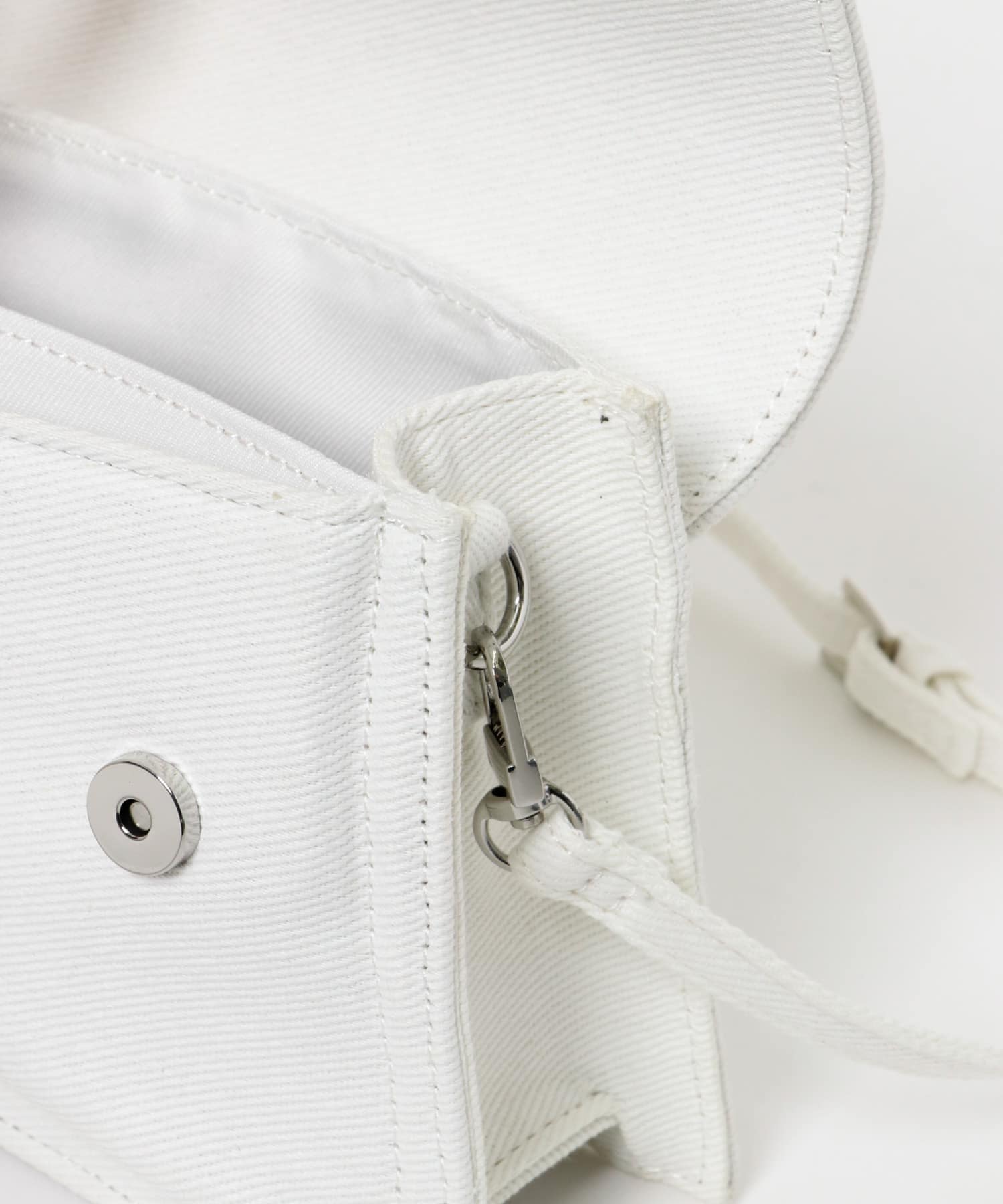 デニムショルダーバッグ OFF WHITE one