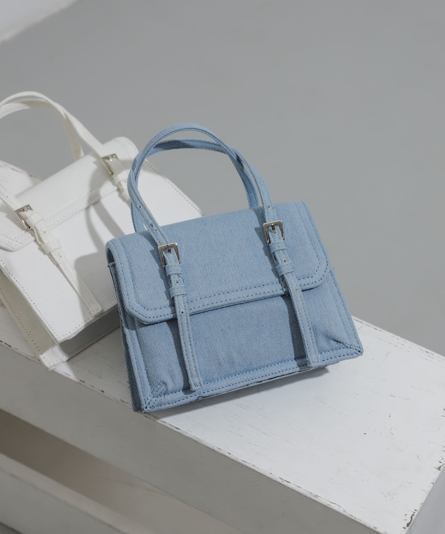 デニムショルダーバッグ L.INDIGO one