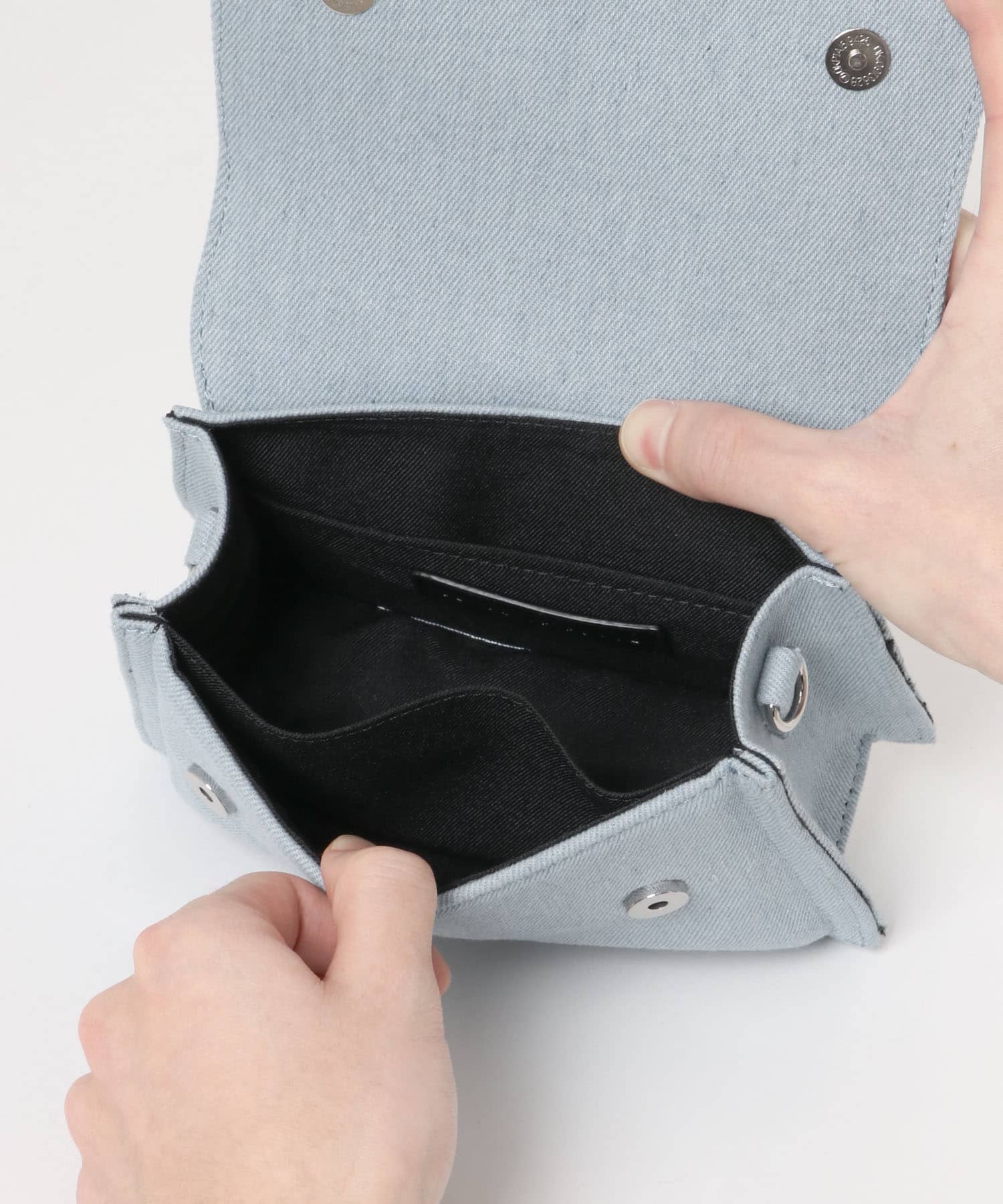 デニムショルダーバッグ L.INDIGO one