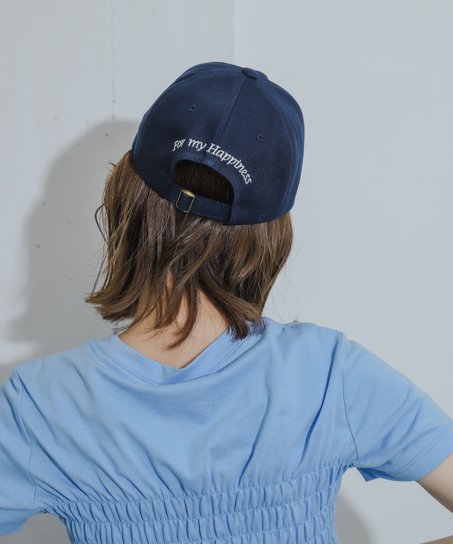 ロゴキャップ NAVY one