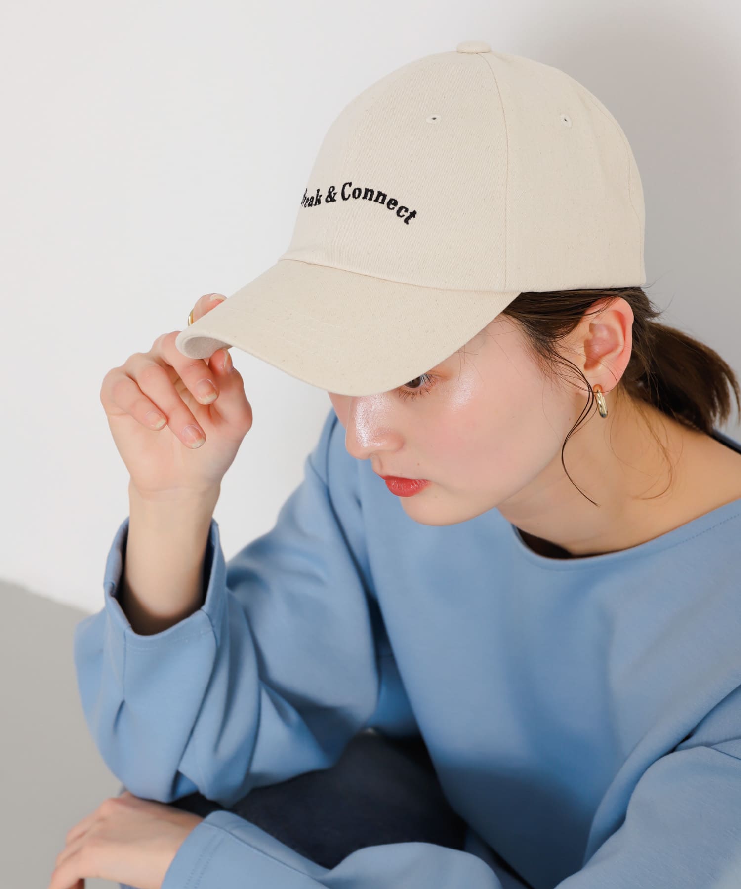 ロゴキャップ IVORY one