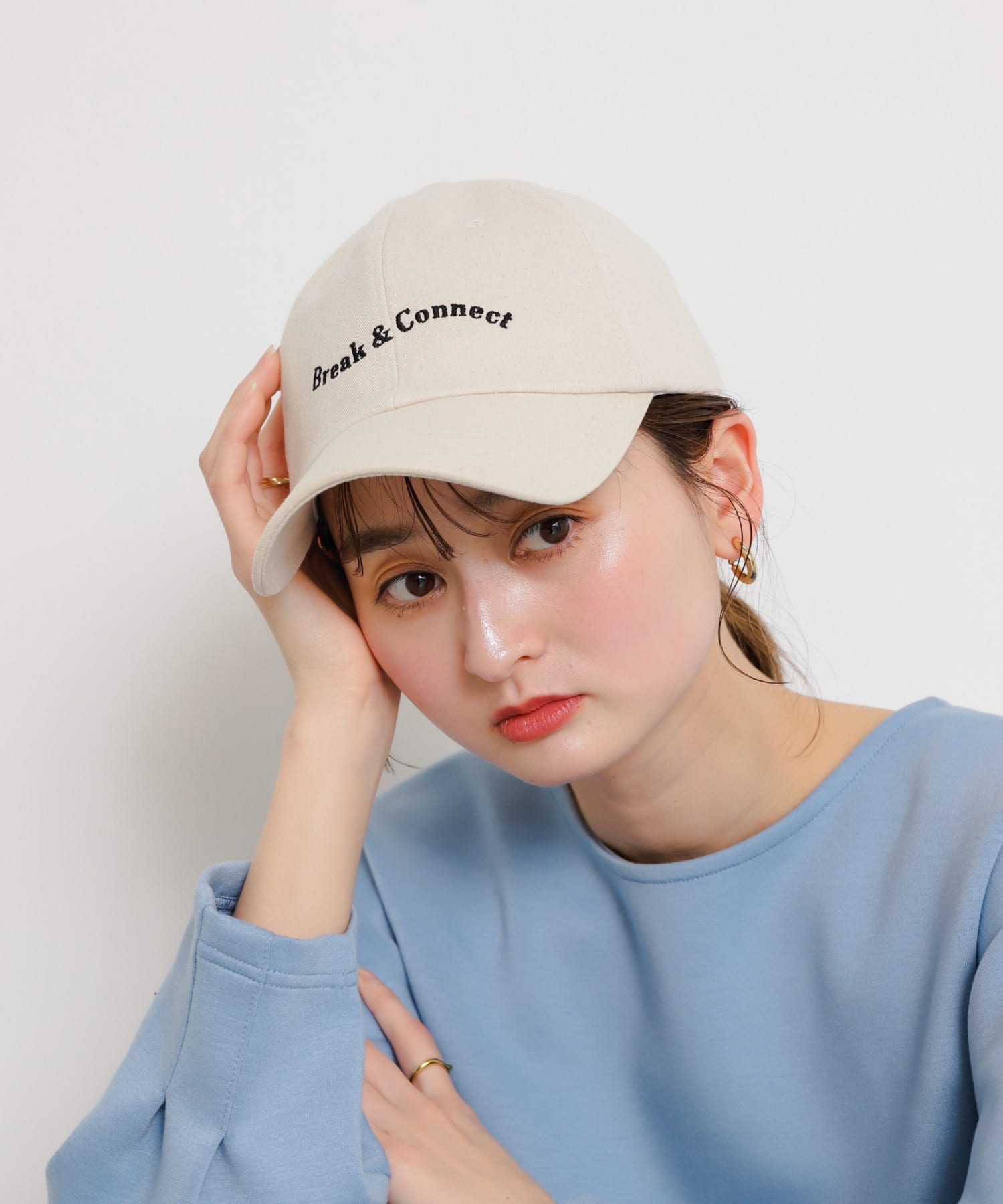 ロゴキャップ IVORY one