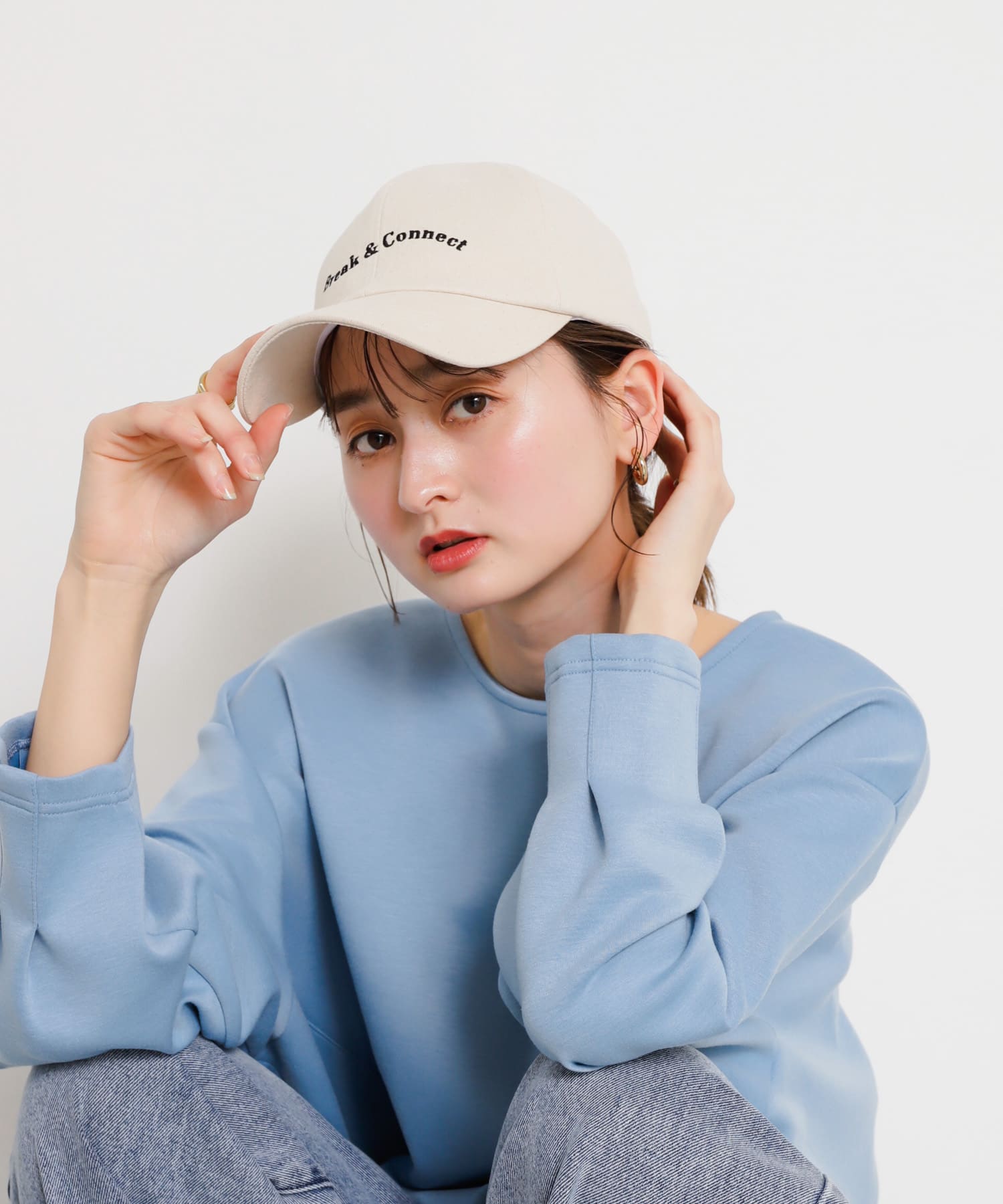 ロゴキャップ IVORY one