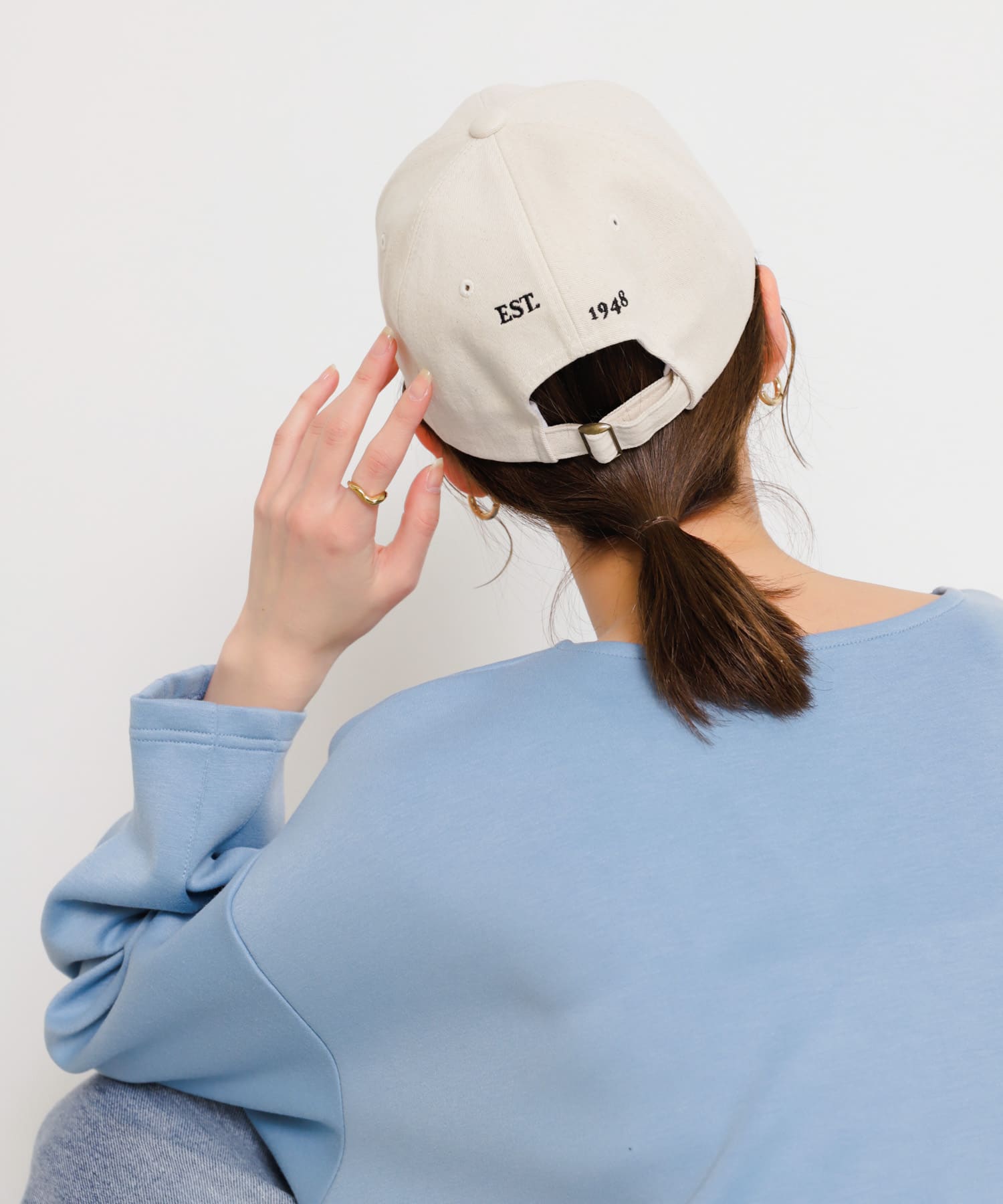 ロゴキャップ IVORY one