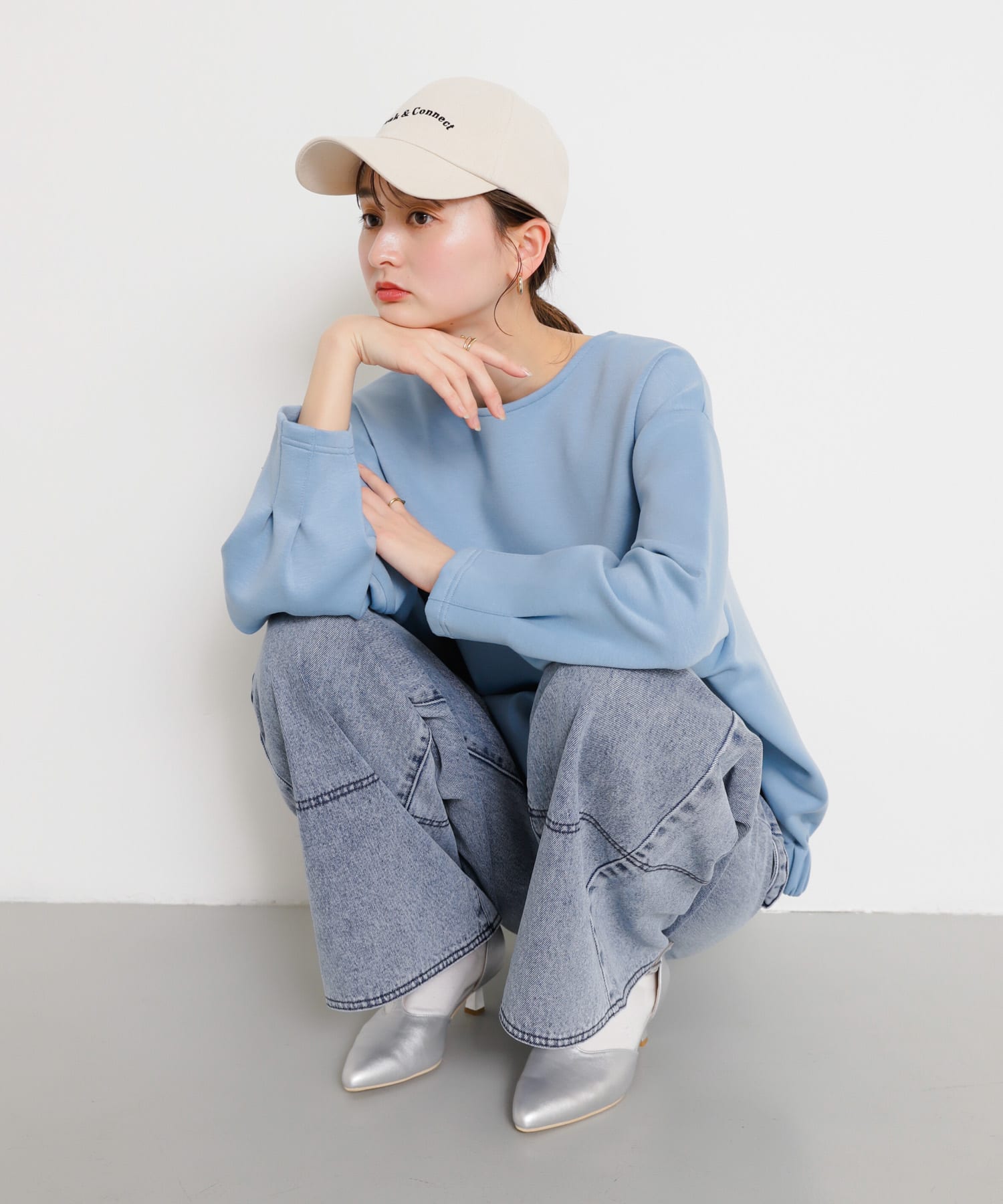 ロゴキャップ IVORY one