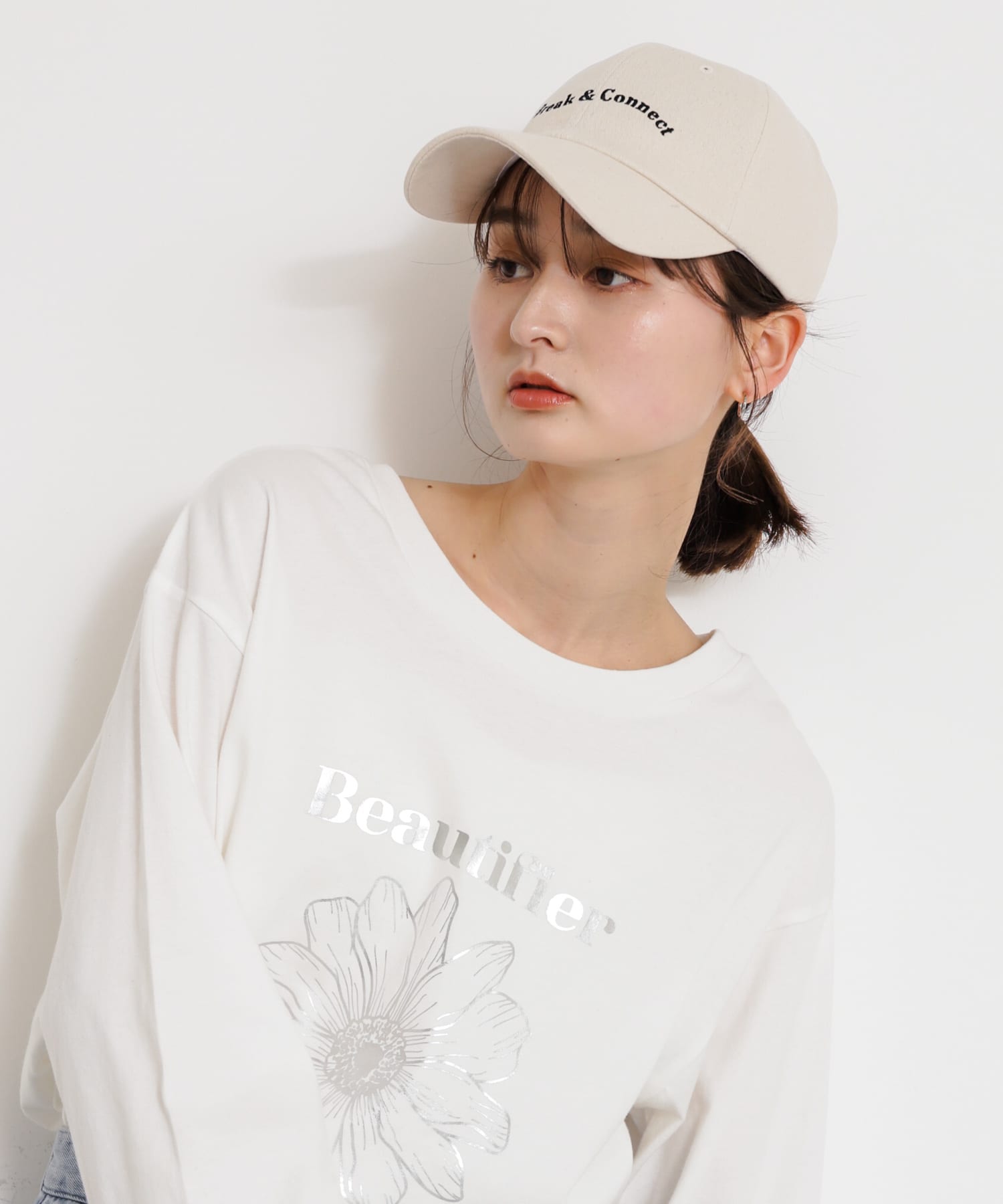 ロゴキャップ IVORY one