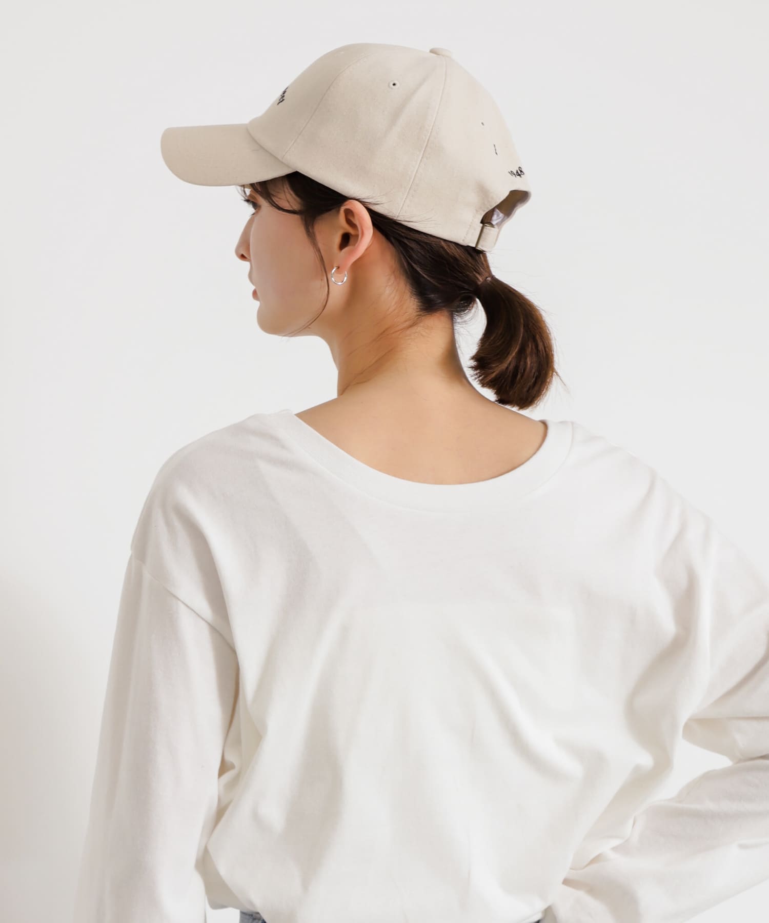 ロゴキャップ IVORY one