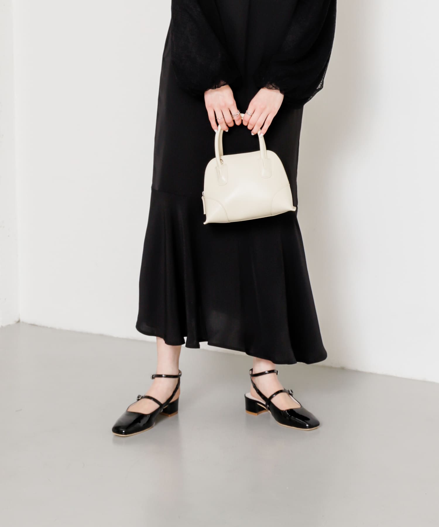 メリージェーンシューズ BLACK S