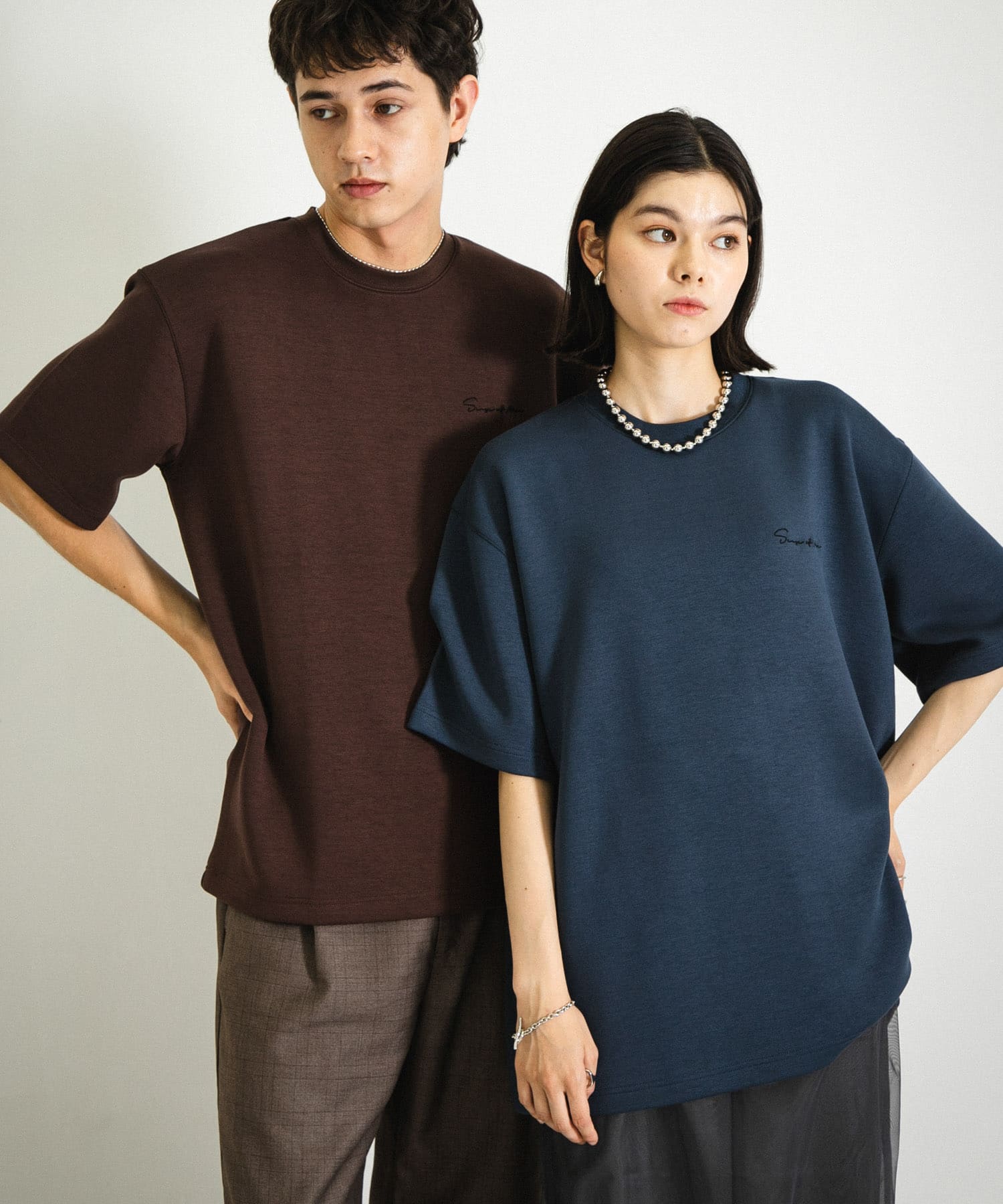 身長：184cm サイズ：L / 身長：166cm サイズ :L