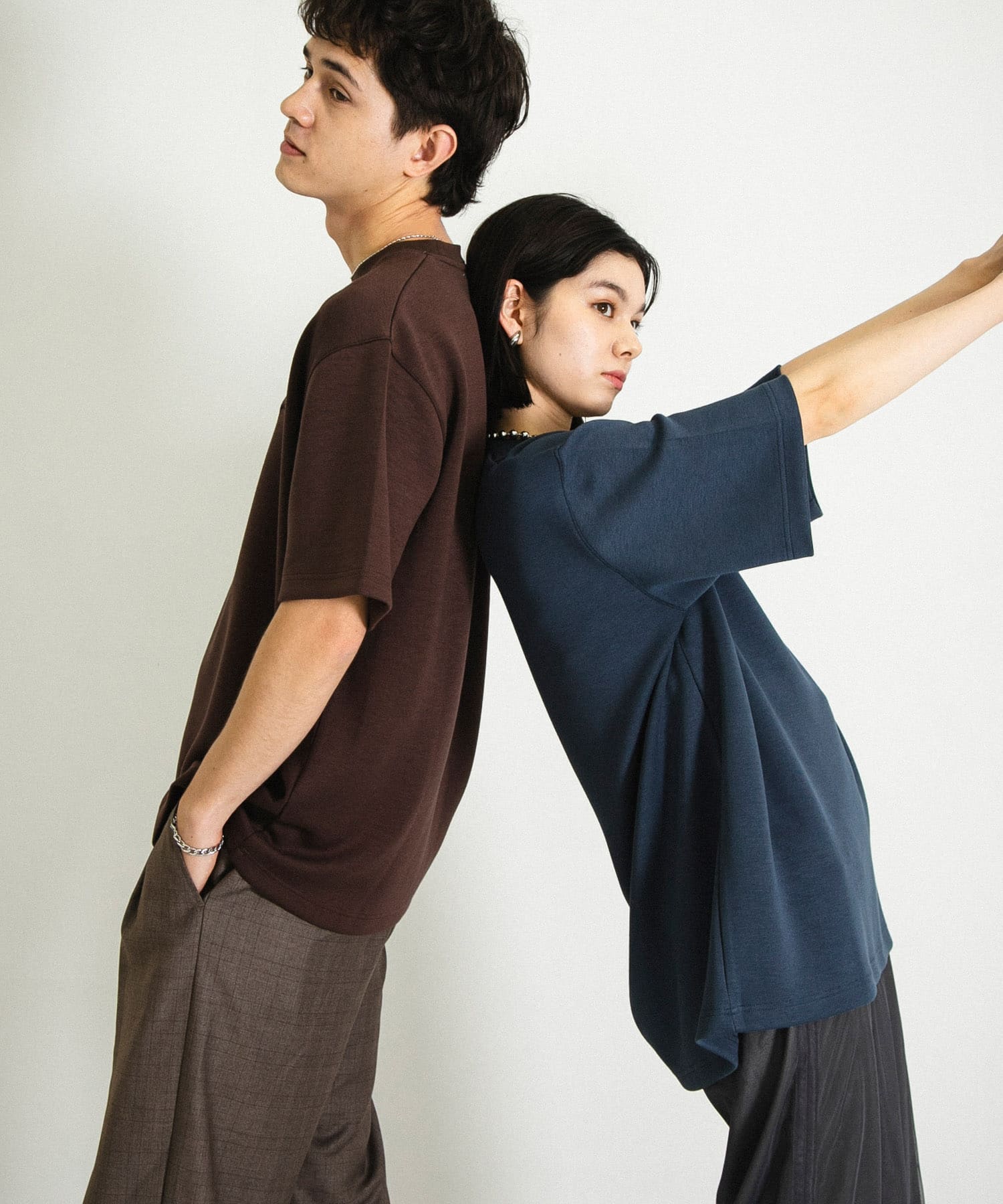 身長：184cm サイズ：L / 身長：166cm サイズ :L