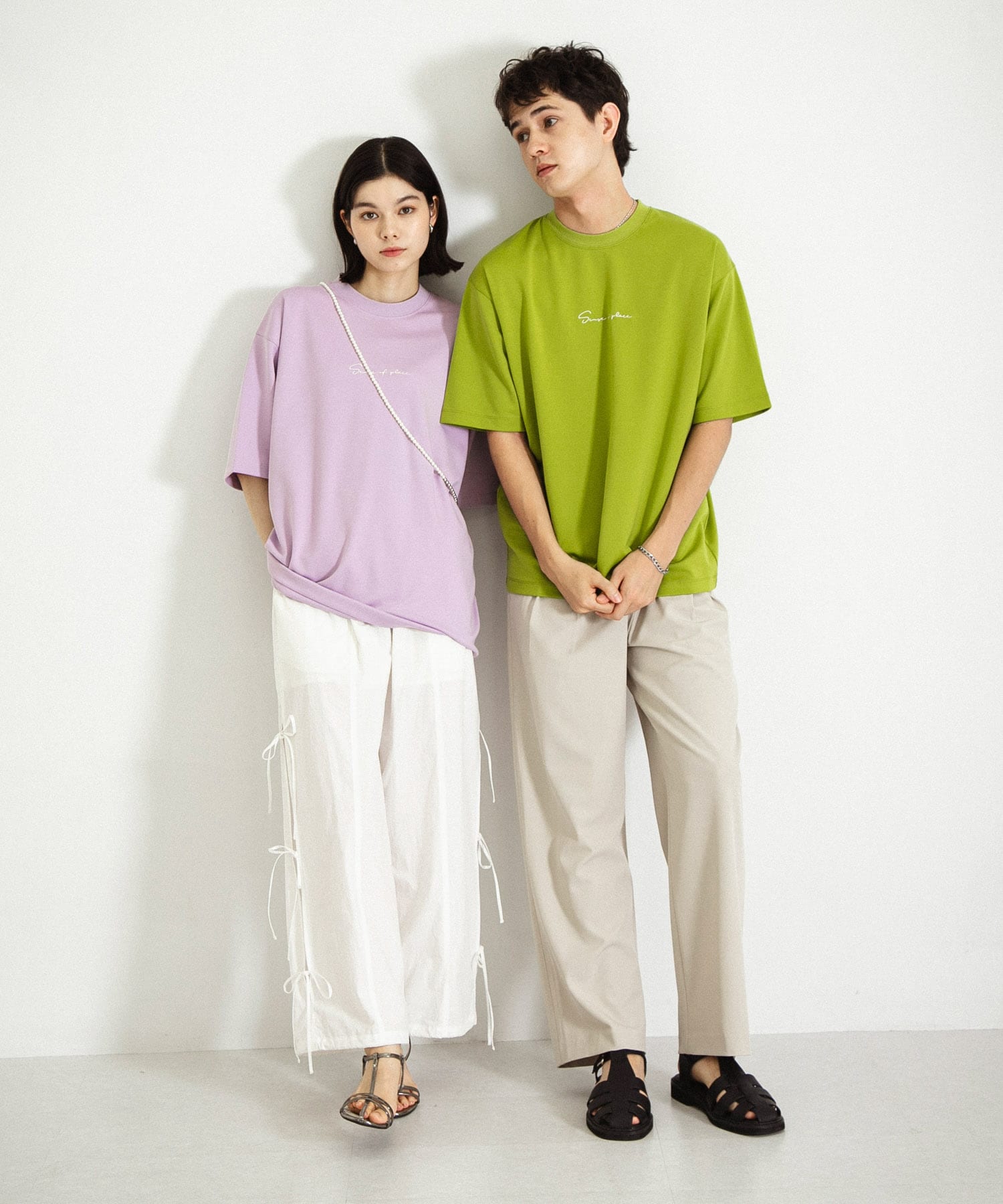 身長：184cm サイズ：L / 身長：166cm サイズ：L
