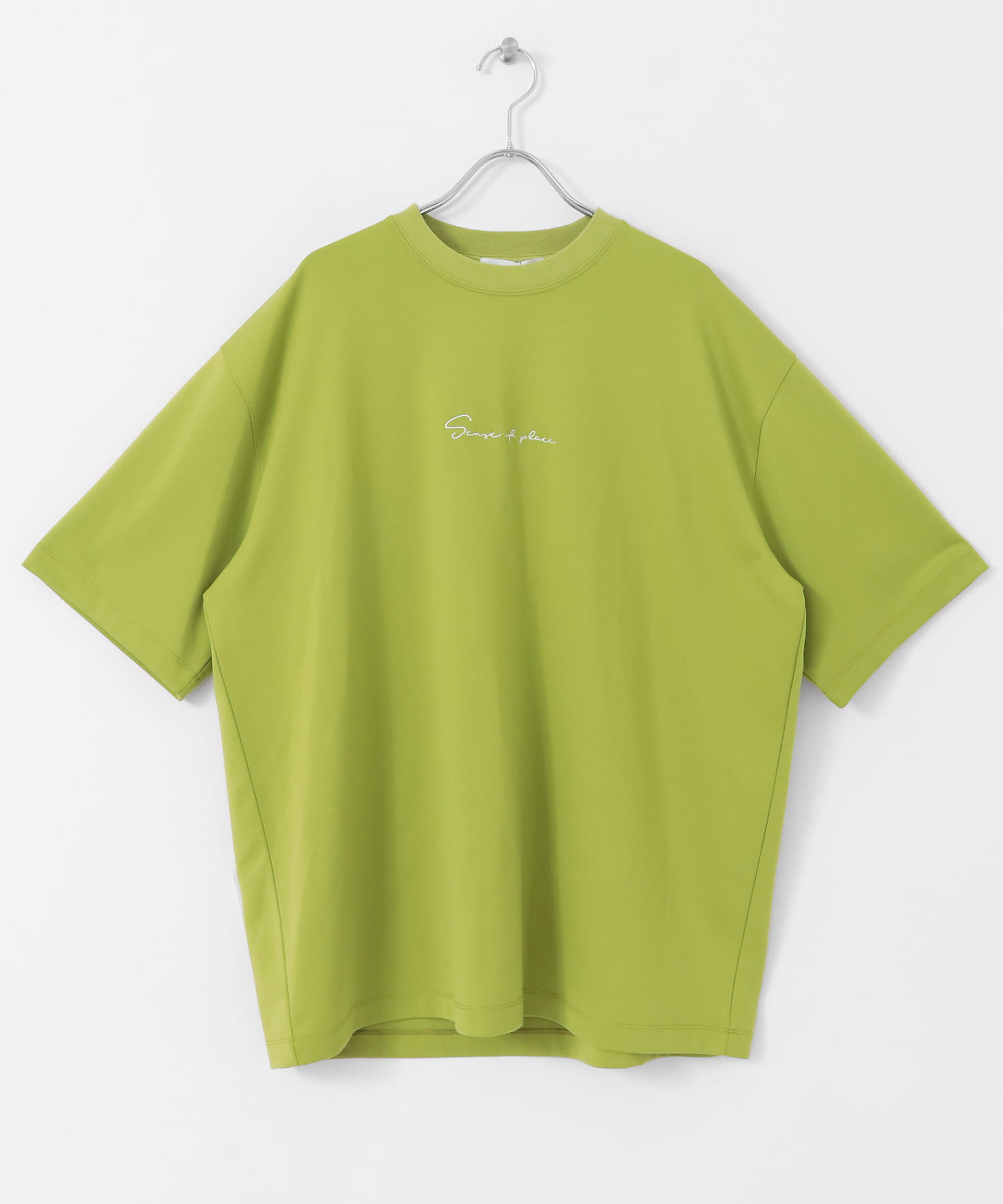 シシュウポンチショートスリーブTシャツ LIME M