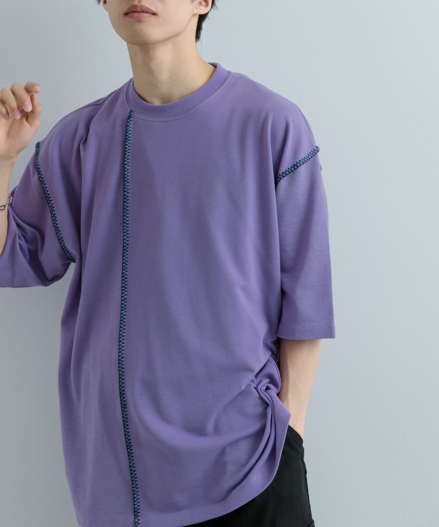 新品未使用　INSCRIRE Asymmetry Sweat パープル URBAN RESEARCH公式ファッション通販