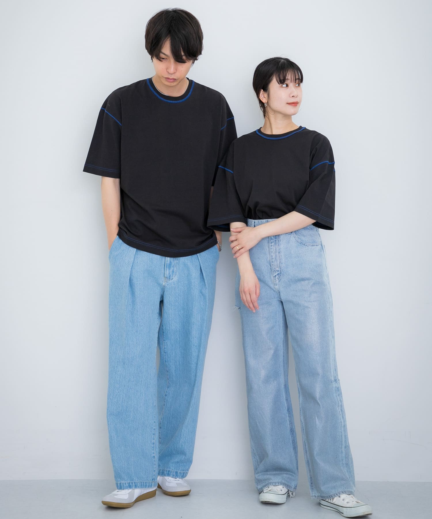 身長：181cm サイズ：L, 身長：160cm サイズ：M