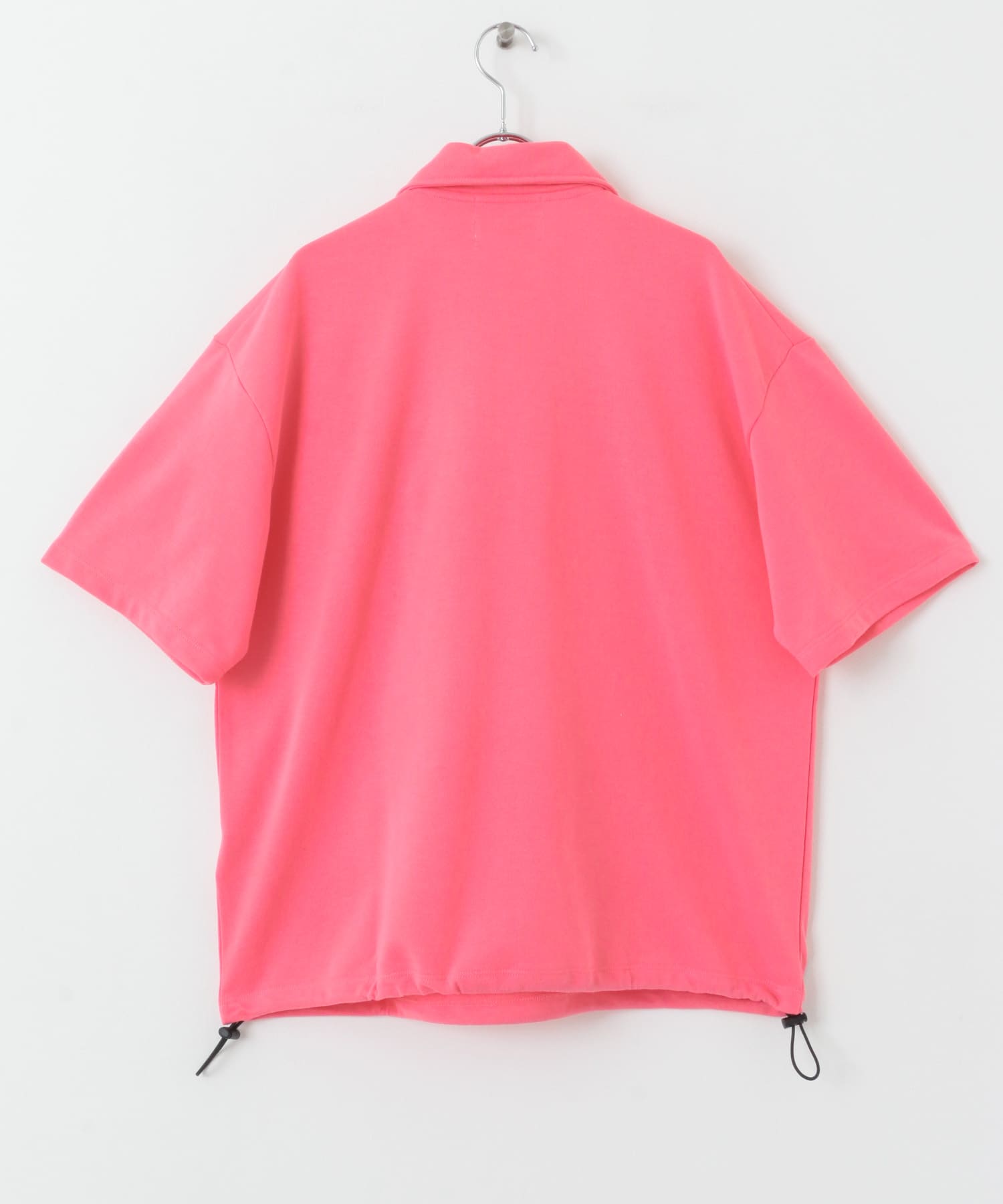 『別注』TeddyBear×SENSE OF PLACE　テディベアハーフZIPスウェット PINK M