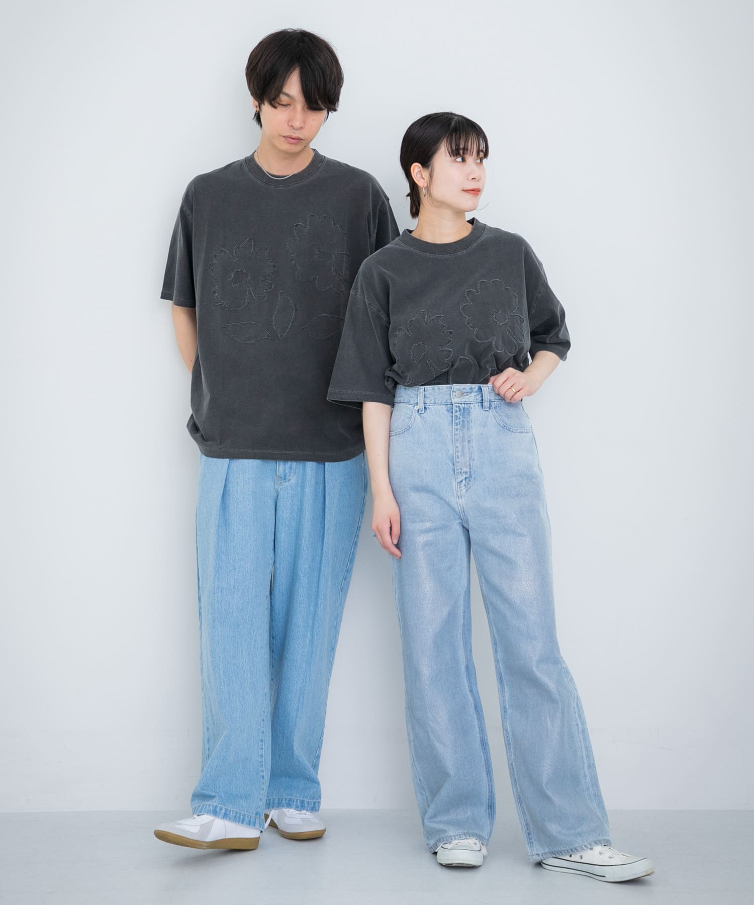 身長：181cm サイズ：L / 身長：160cm サイズ：M