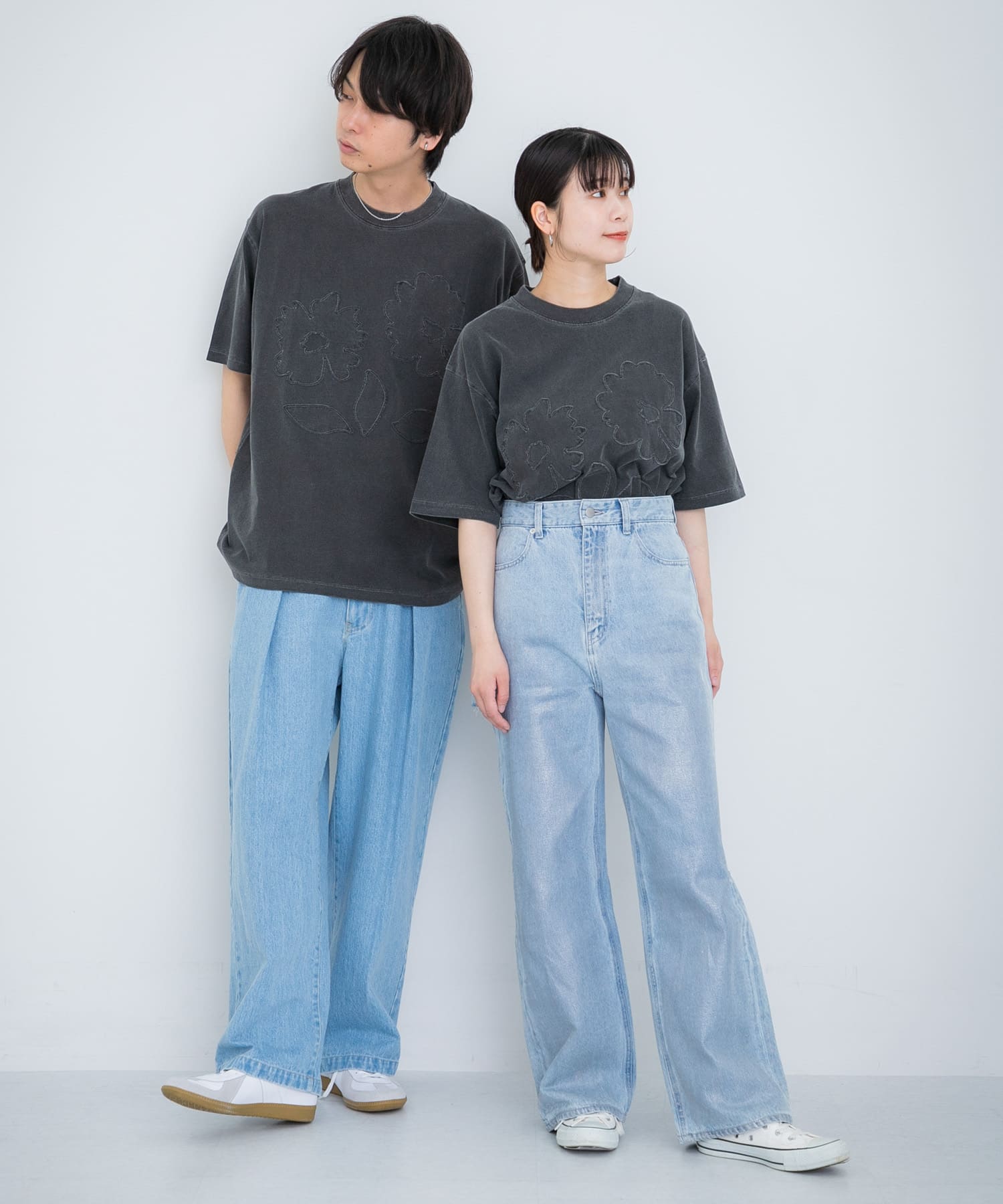 身長：181cm サイズ：L / 身長：160cm サイズ：M