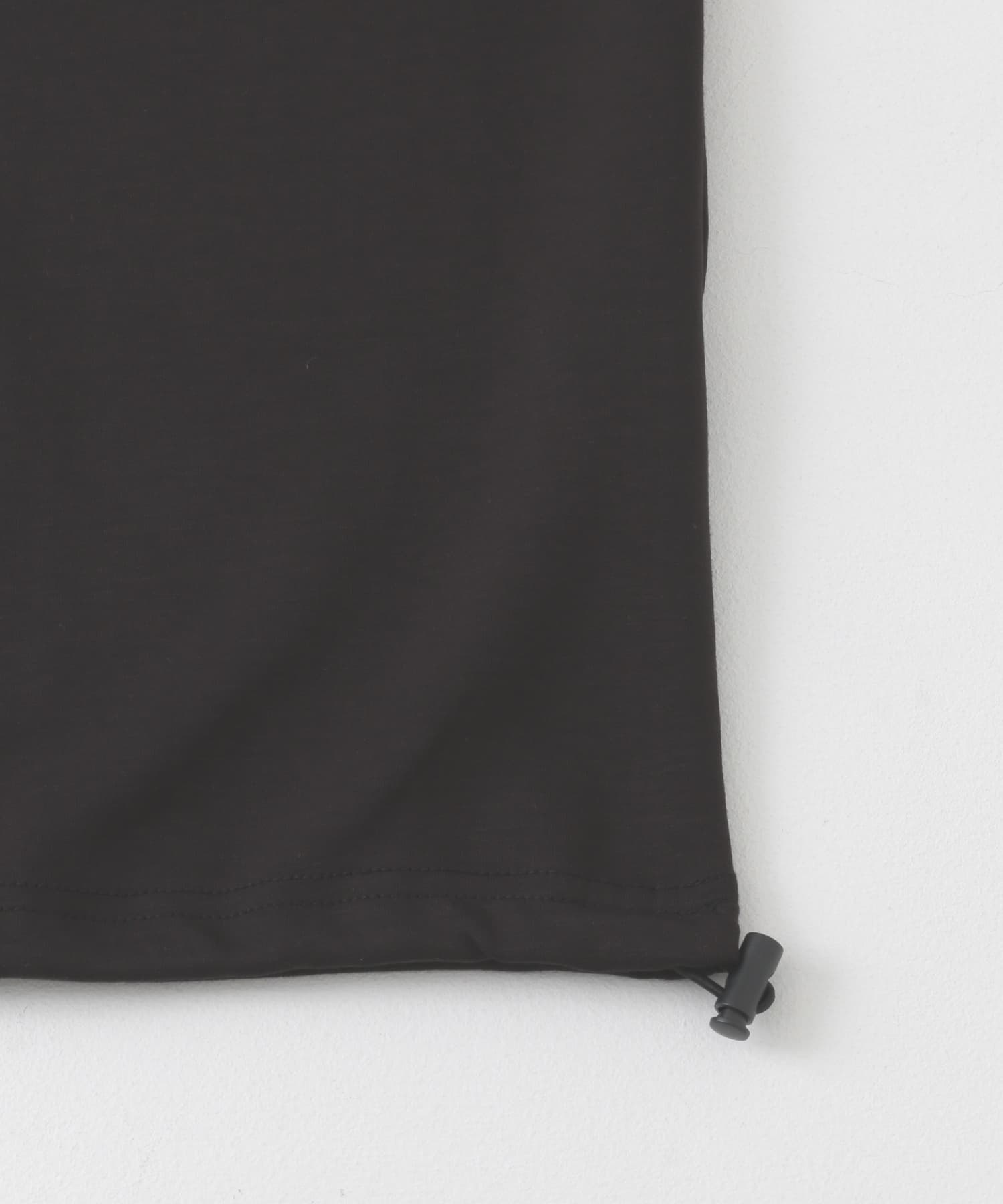 エクストラルーズドローコードノースリーブTシャツ BLACK M