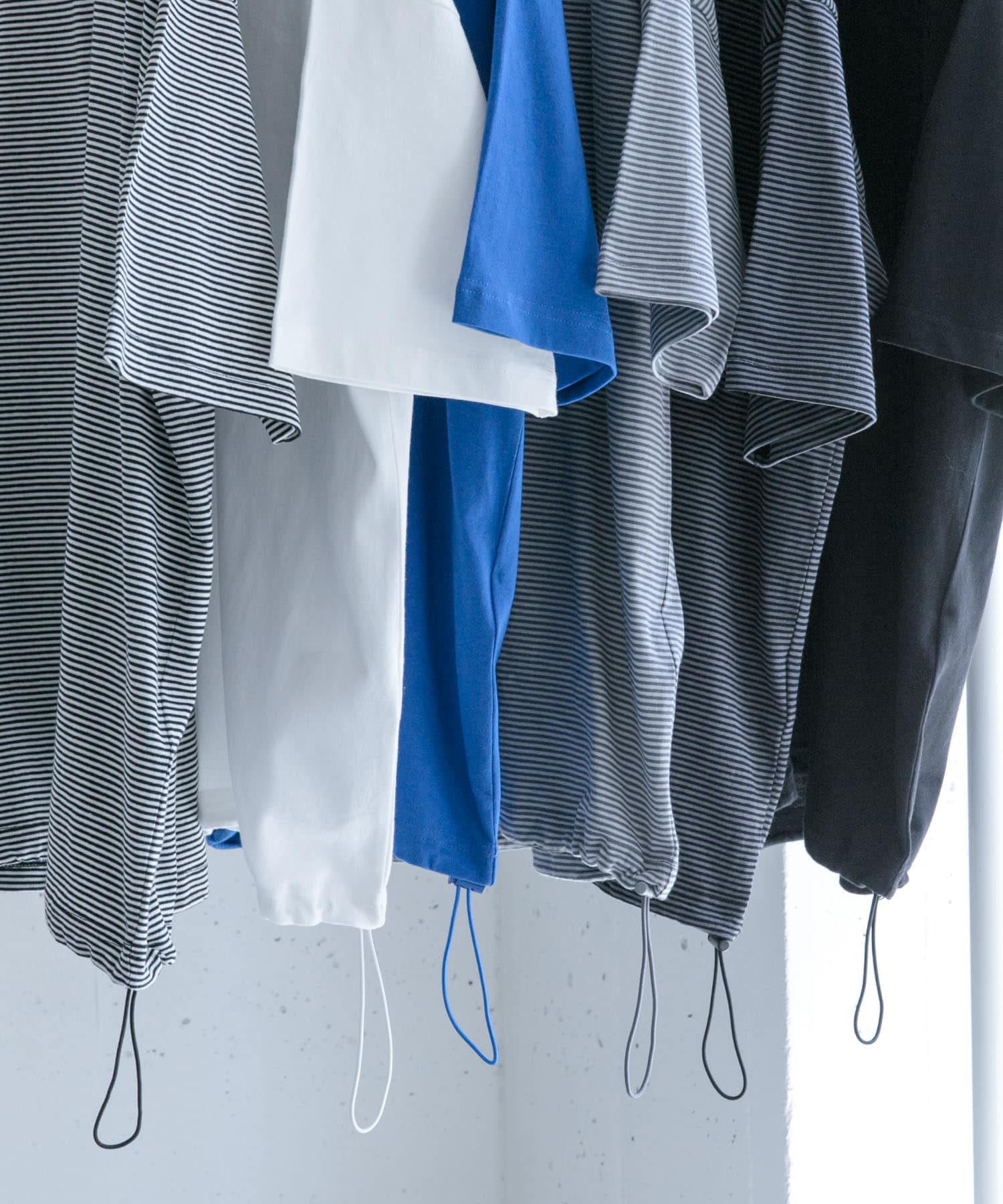 『ユニセックス』ドローコードツキアソートTシャツ(5分袖) ROYAL BLUE L