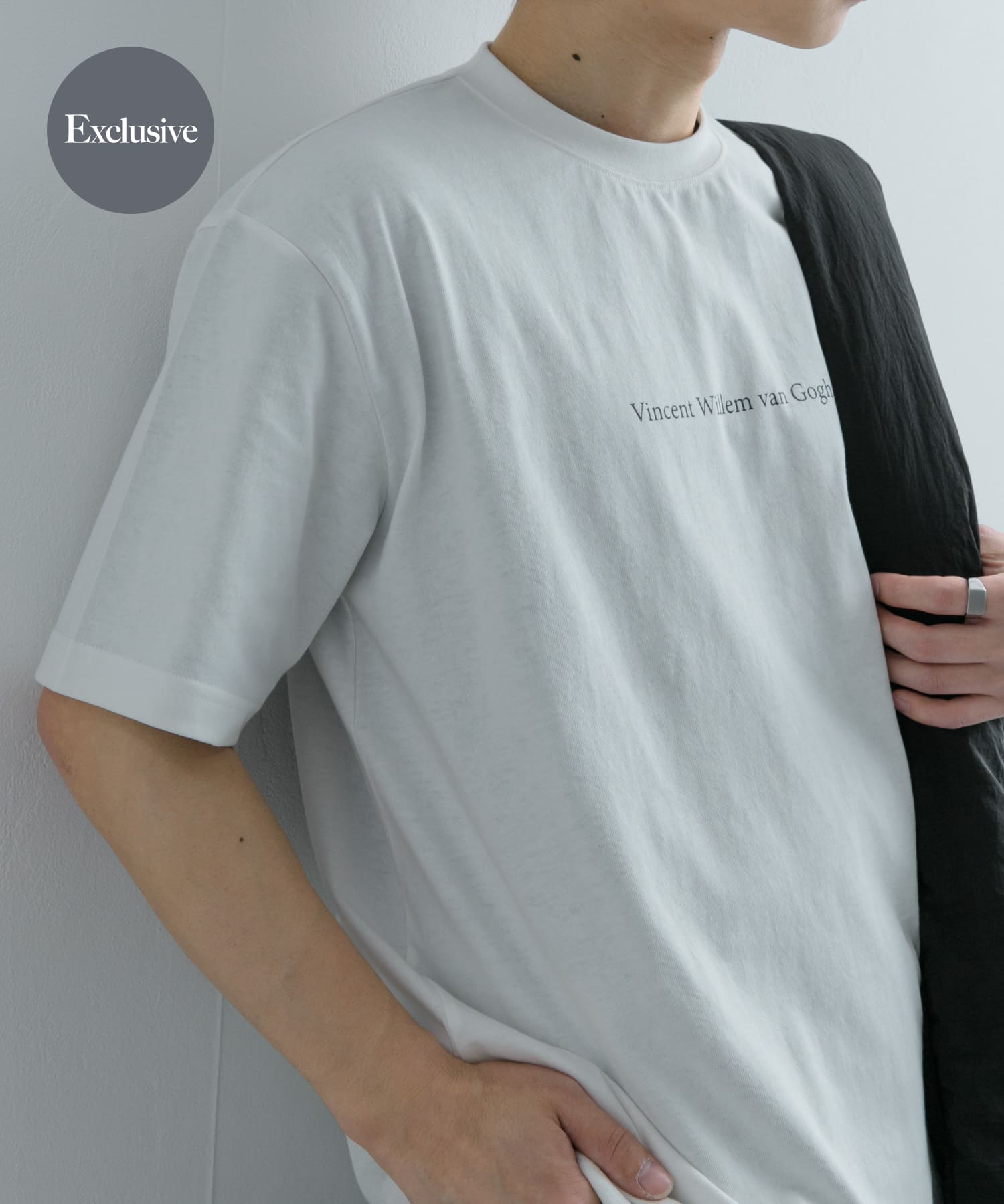 別注』グラフィックアートTシャツ(5分袖)D(M WHITE): トップス｜URBAN