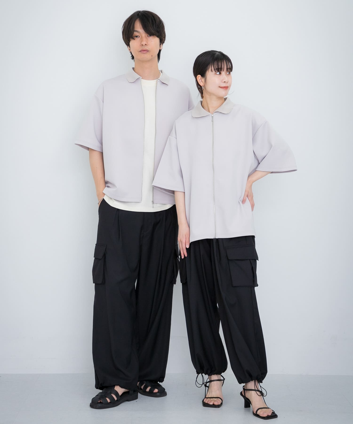 身長：181cm サイズ：L / 身長：160cm サイズ：M