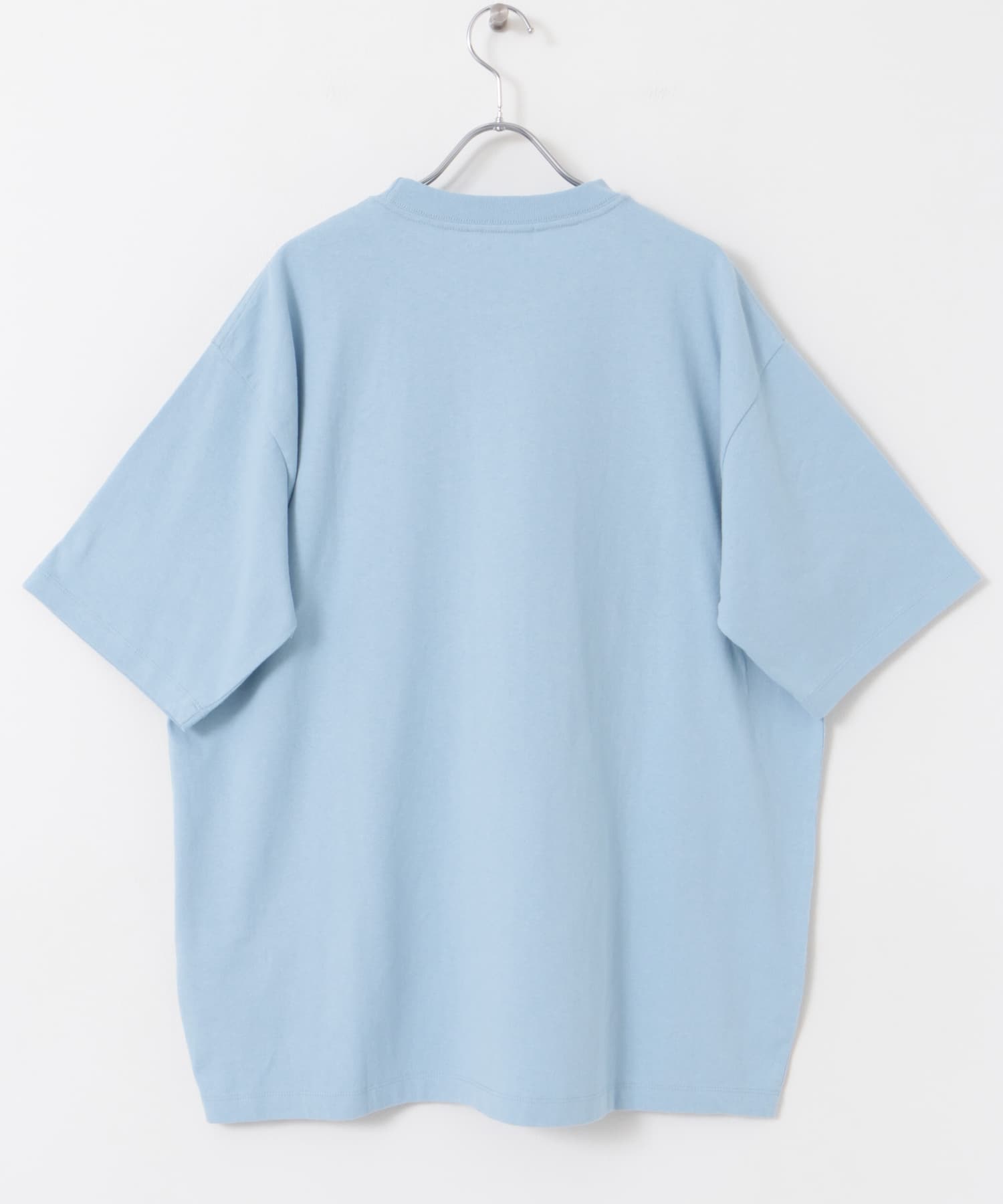 アップリケポップアートTシャツ L.BLUE M