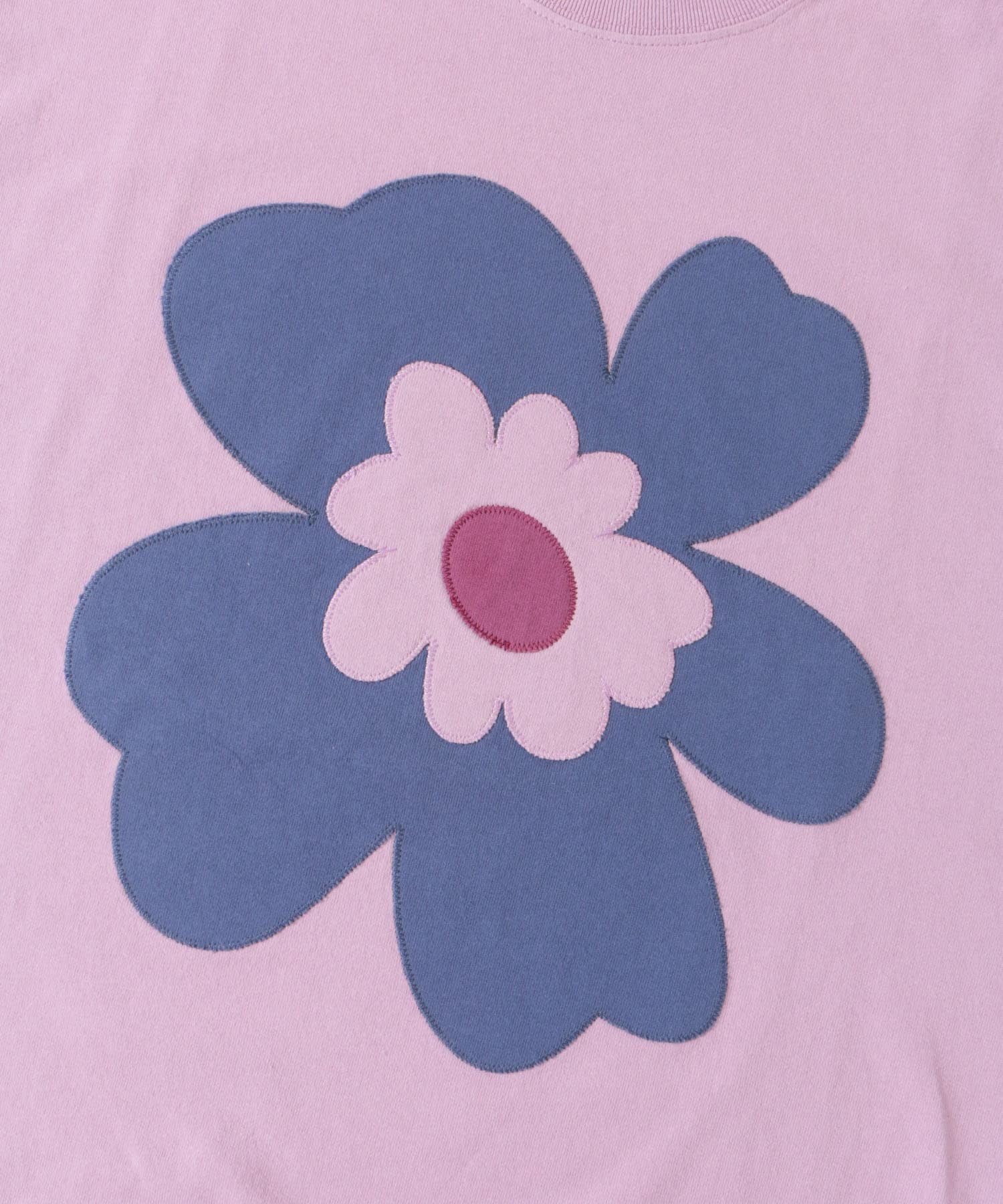 アップリケポップアートTシャツ PINK M