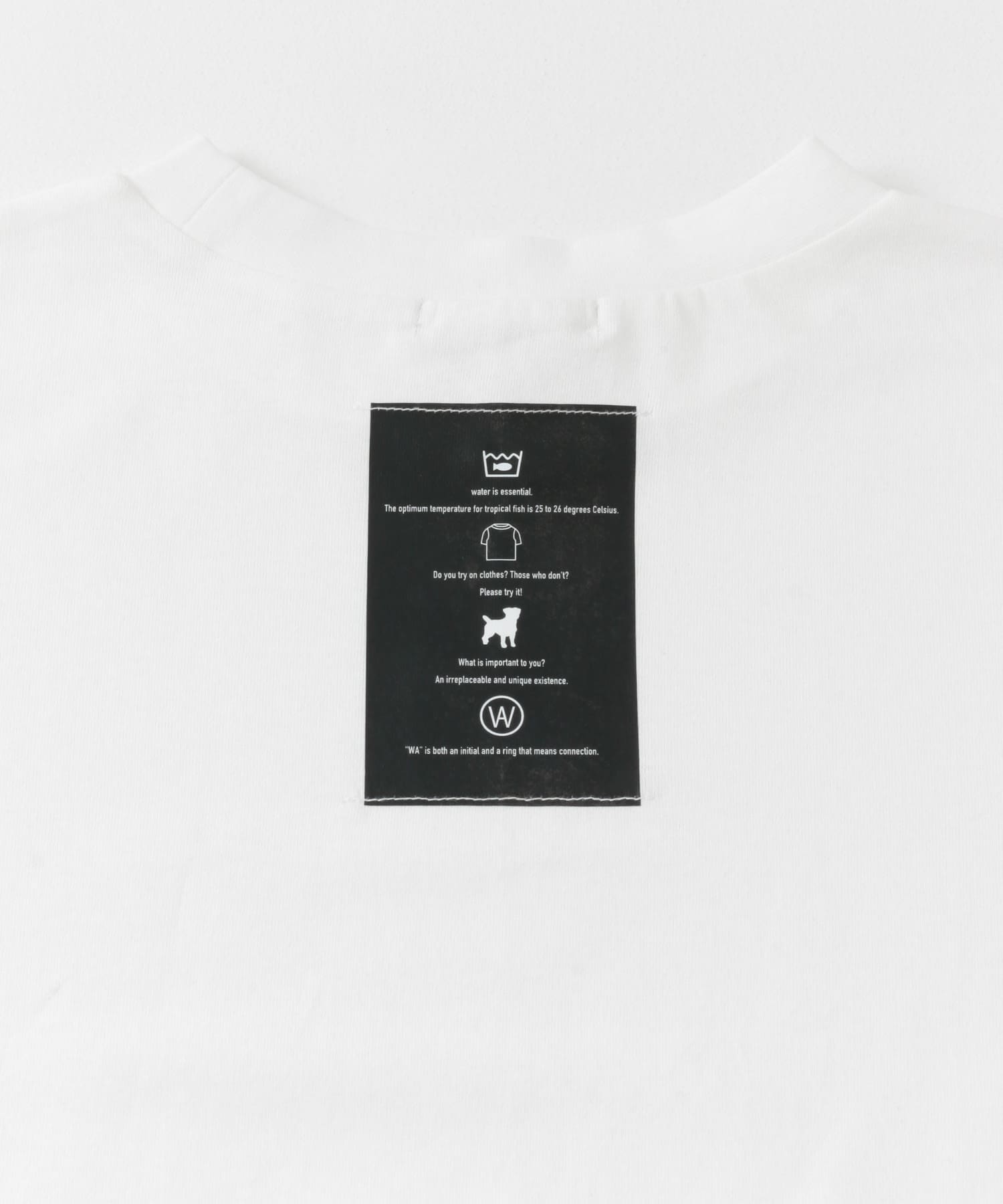 『わたべ×SOP』キリカエデザインルーズグラフィックTシャツ WHITE M