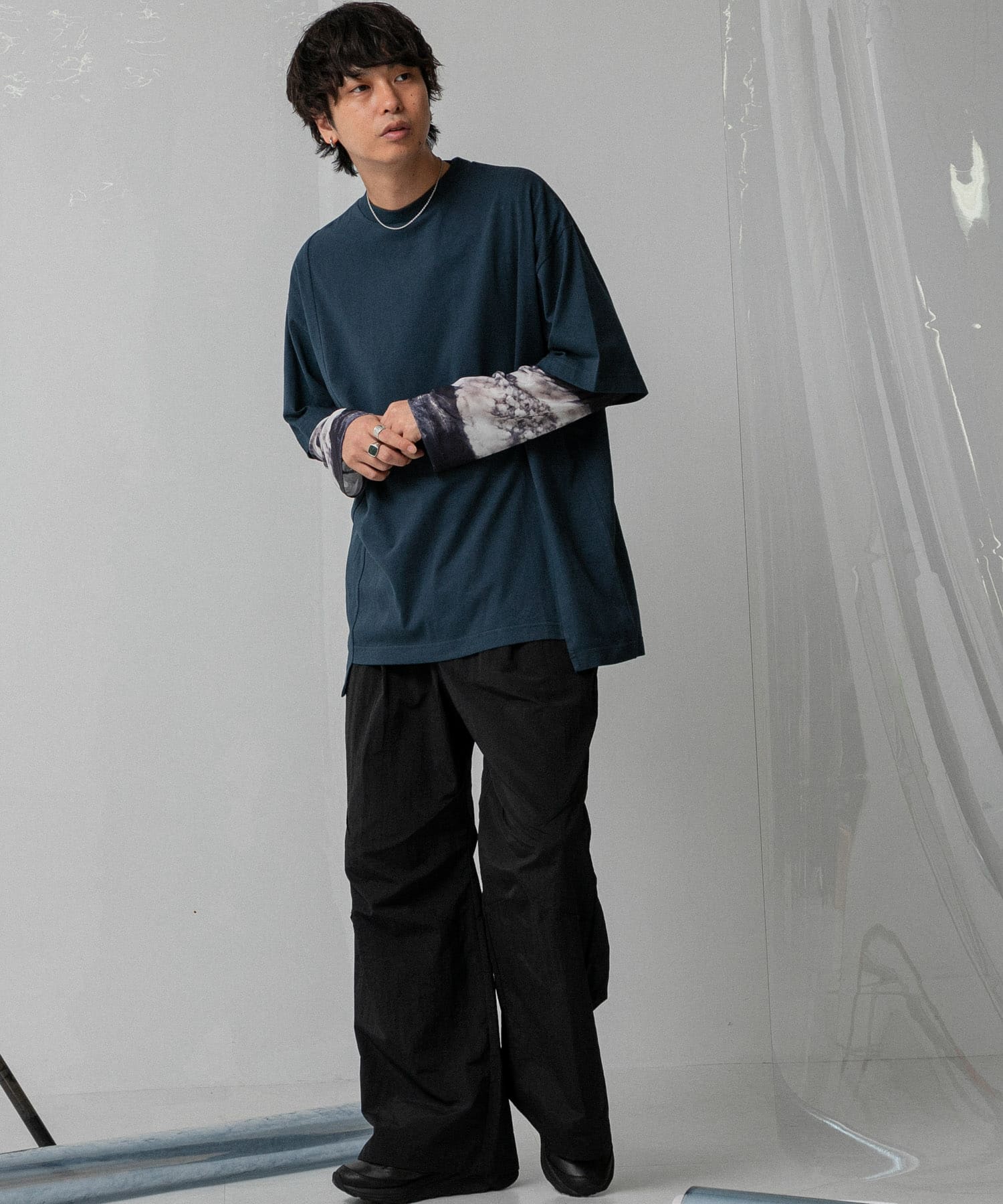 身長：182cm サイズ：L