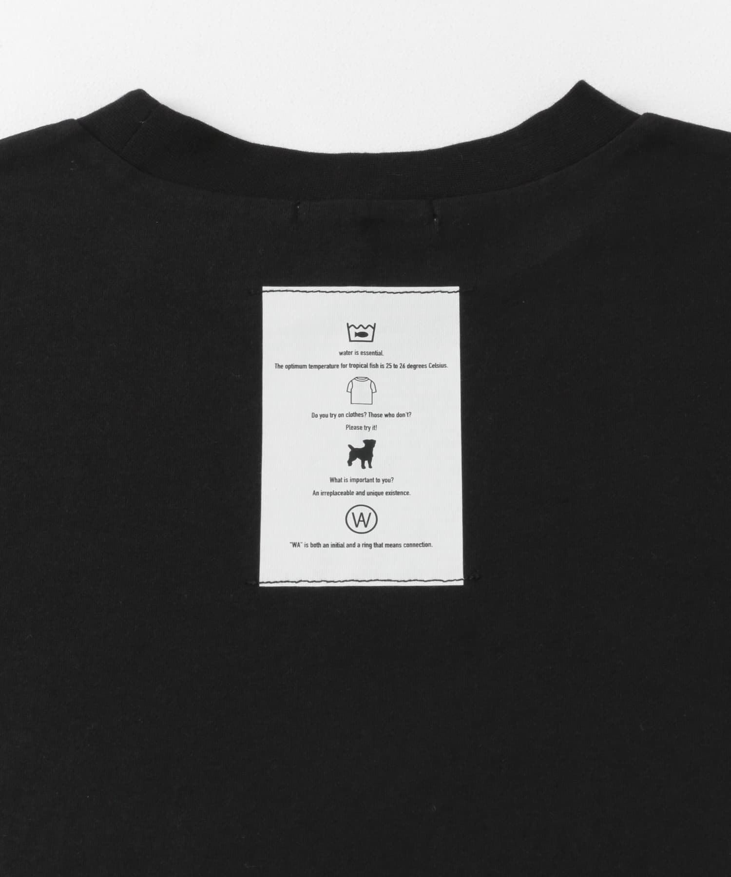 『わたべ×SOP』キリカエデザインルーズグラフィックTシャツ BLACK M
