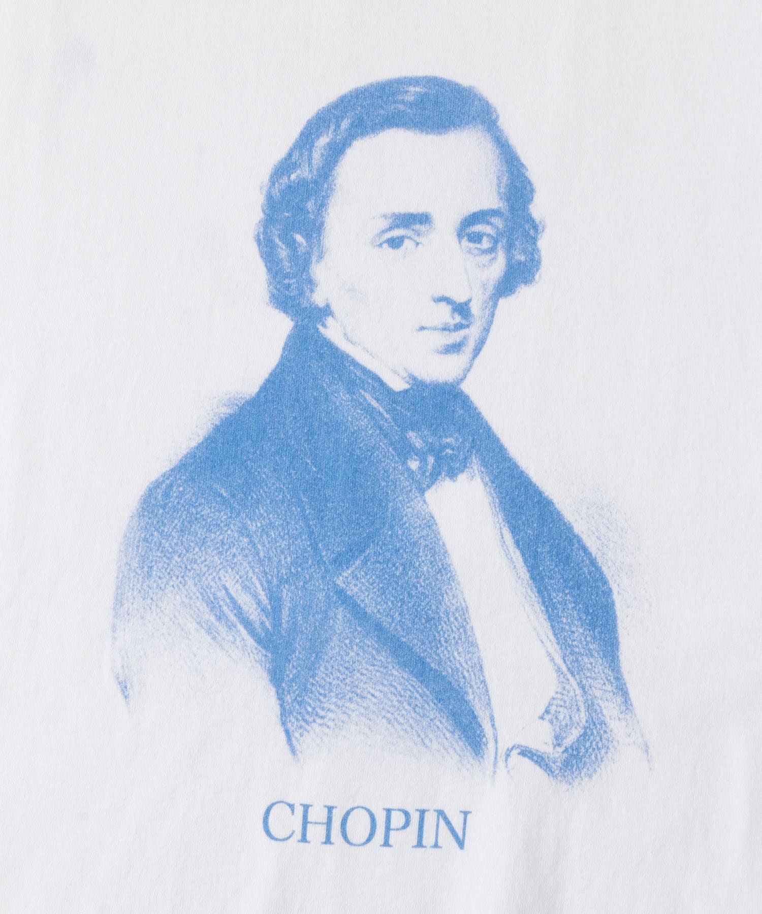 ヴィンテージライクTシャツ(ショパン) WHITE M