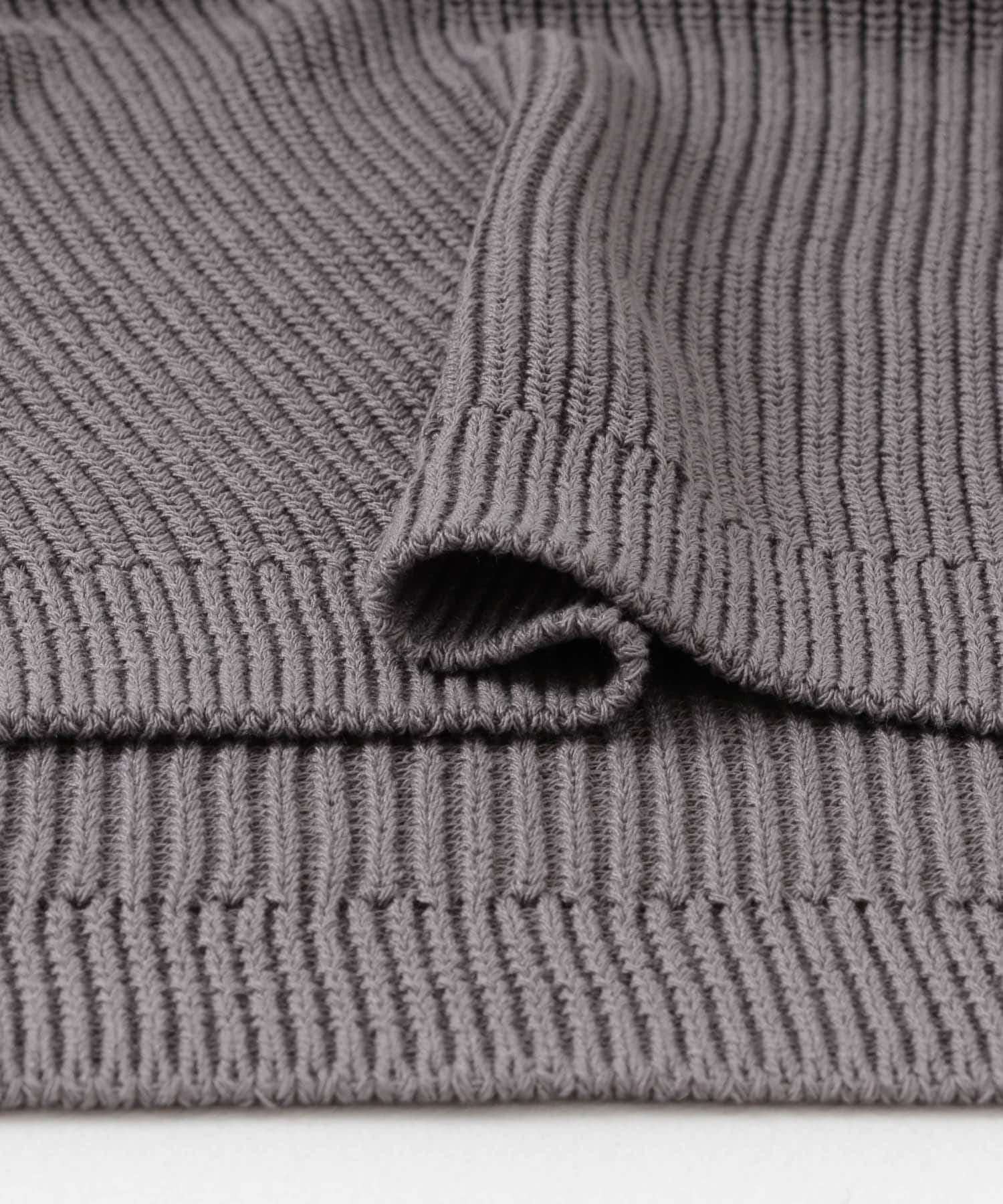 アゼアミクロップドニットベスト GRAY M