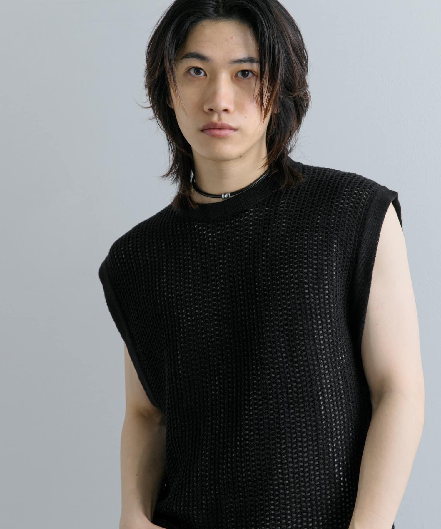 (rabanne ) メタルメッシュベストトップス シアーメッシュニットベスト(M IVORY): トップス｜URBAN RESEARCH公式